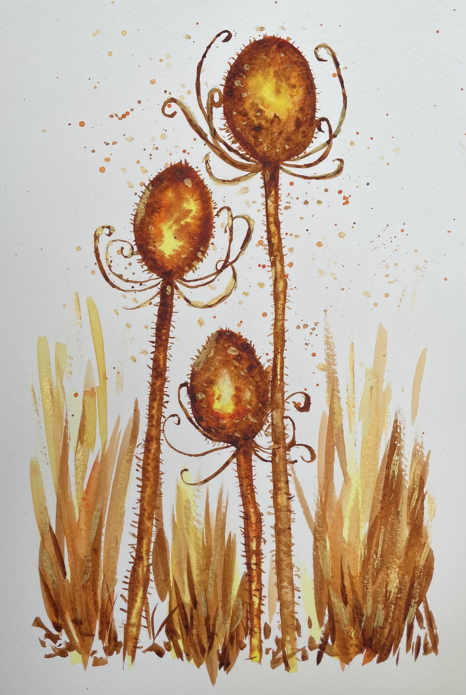 Golden Teasels - image 1 - student project