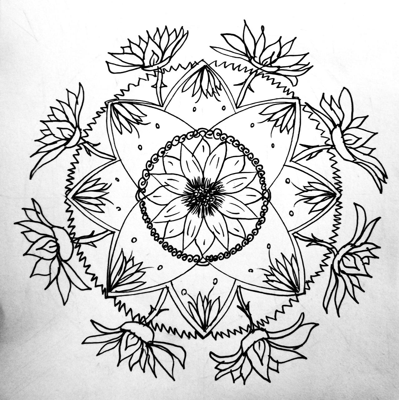 Tamars Botanical Mandala - image 1 - student project
