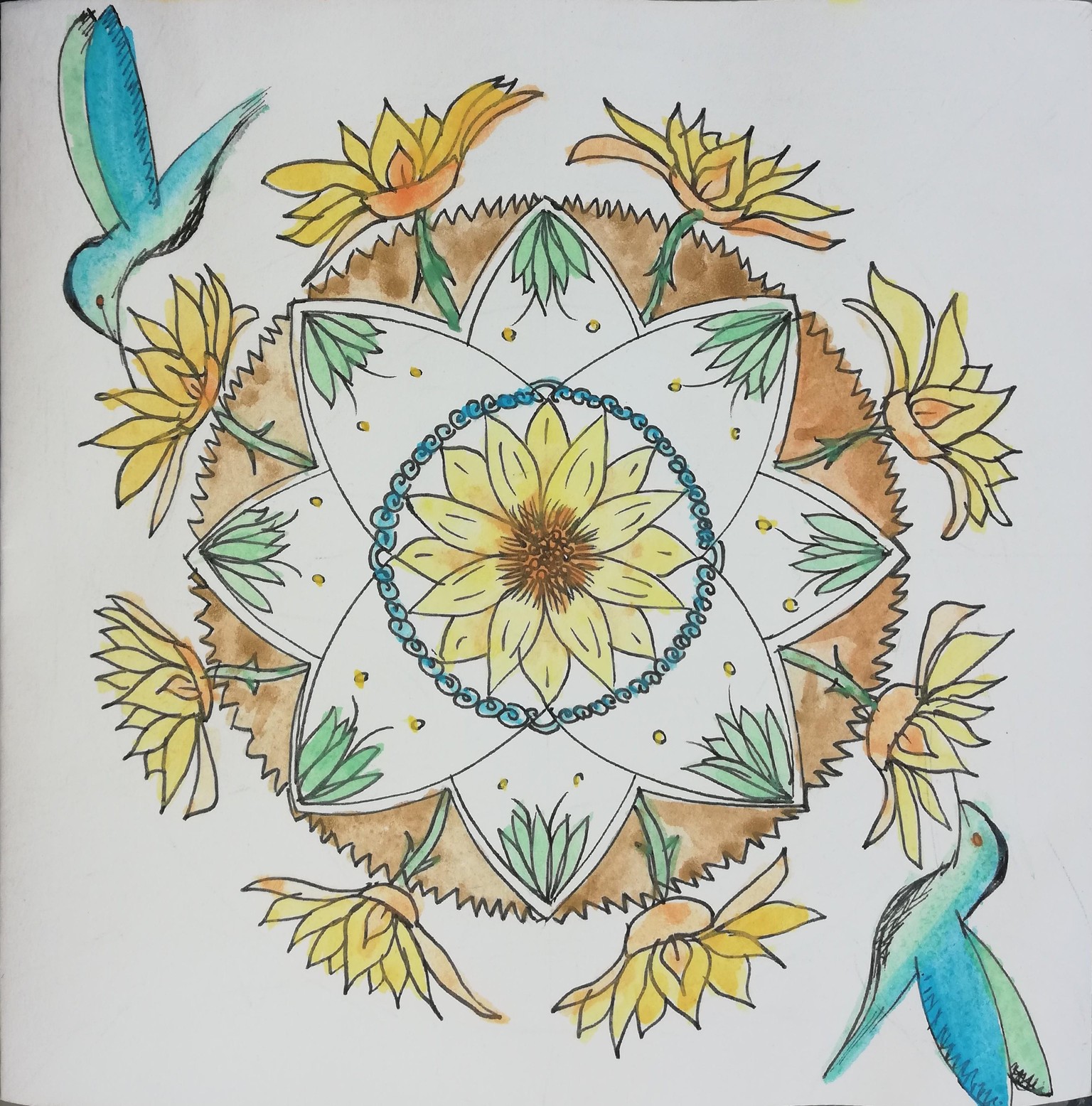 Tamars Botanical Mandala - image 2 - student project