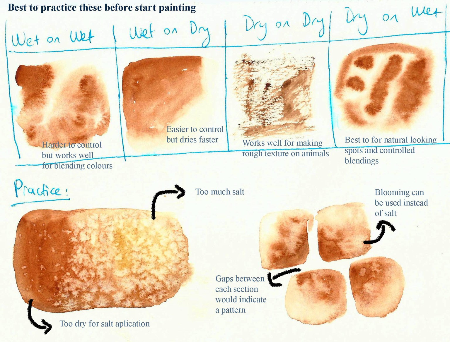 Sea Turtle Painting in Watercolor - image 2 - student project