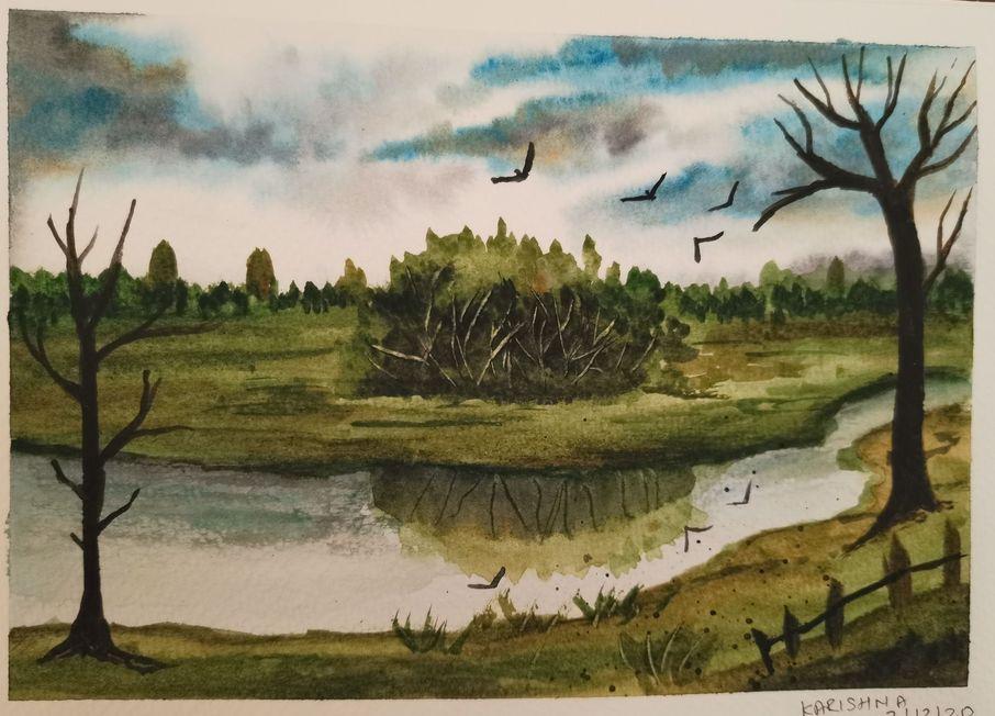 Green landscape - image 1 - student project