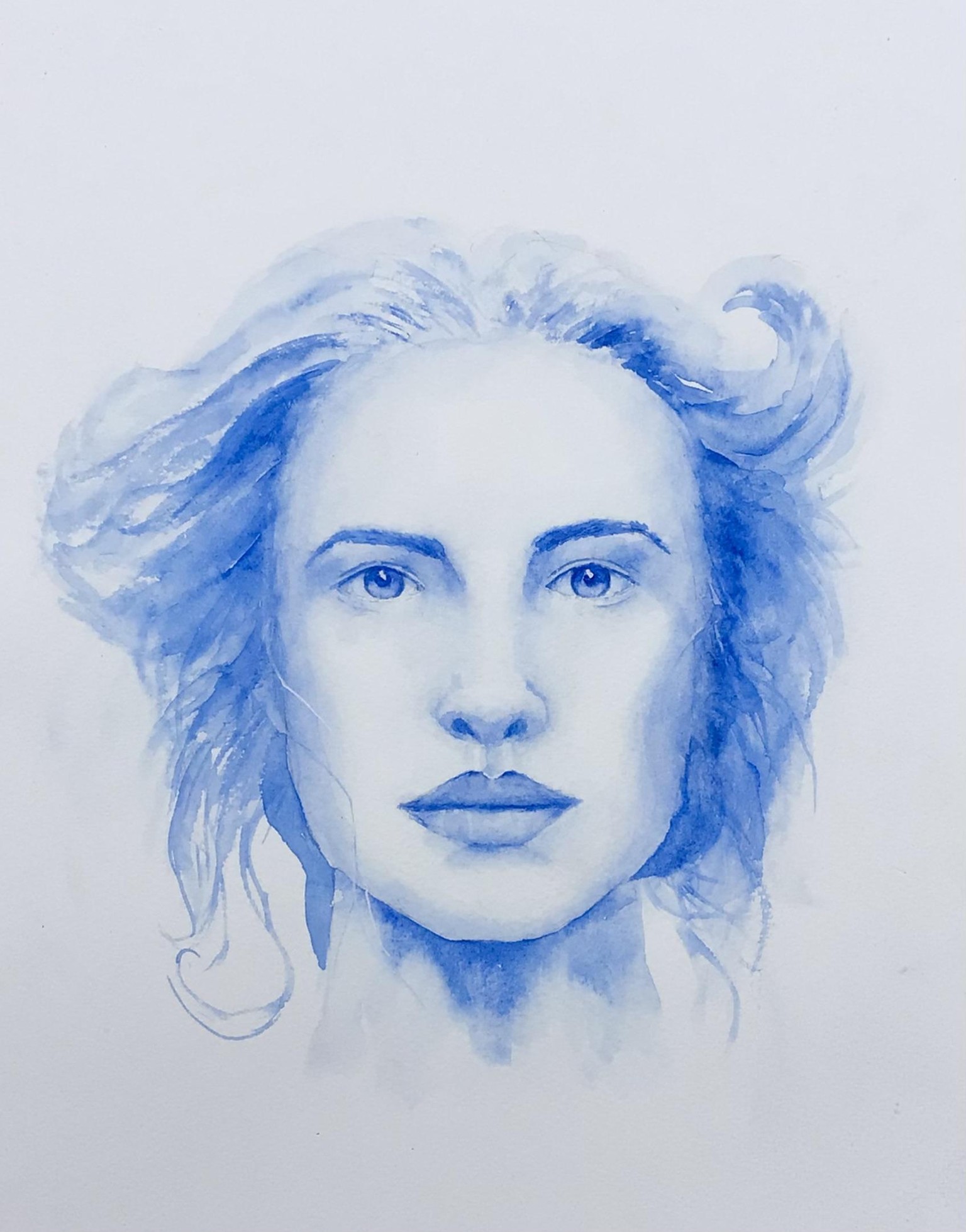 Monochrome portrait - image 1 - student project