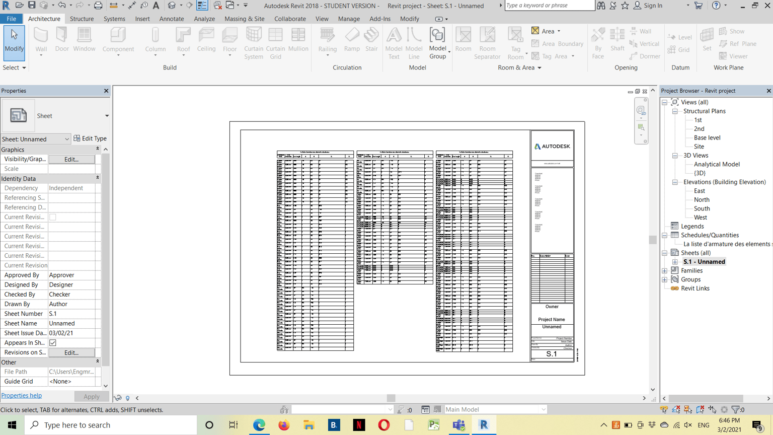 Fereillage d'une structure - image 4 - student project