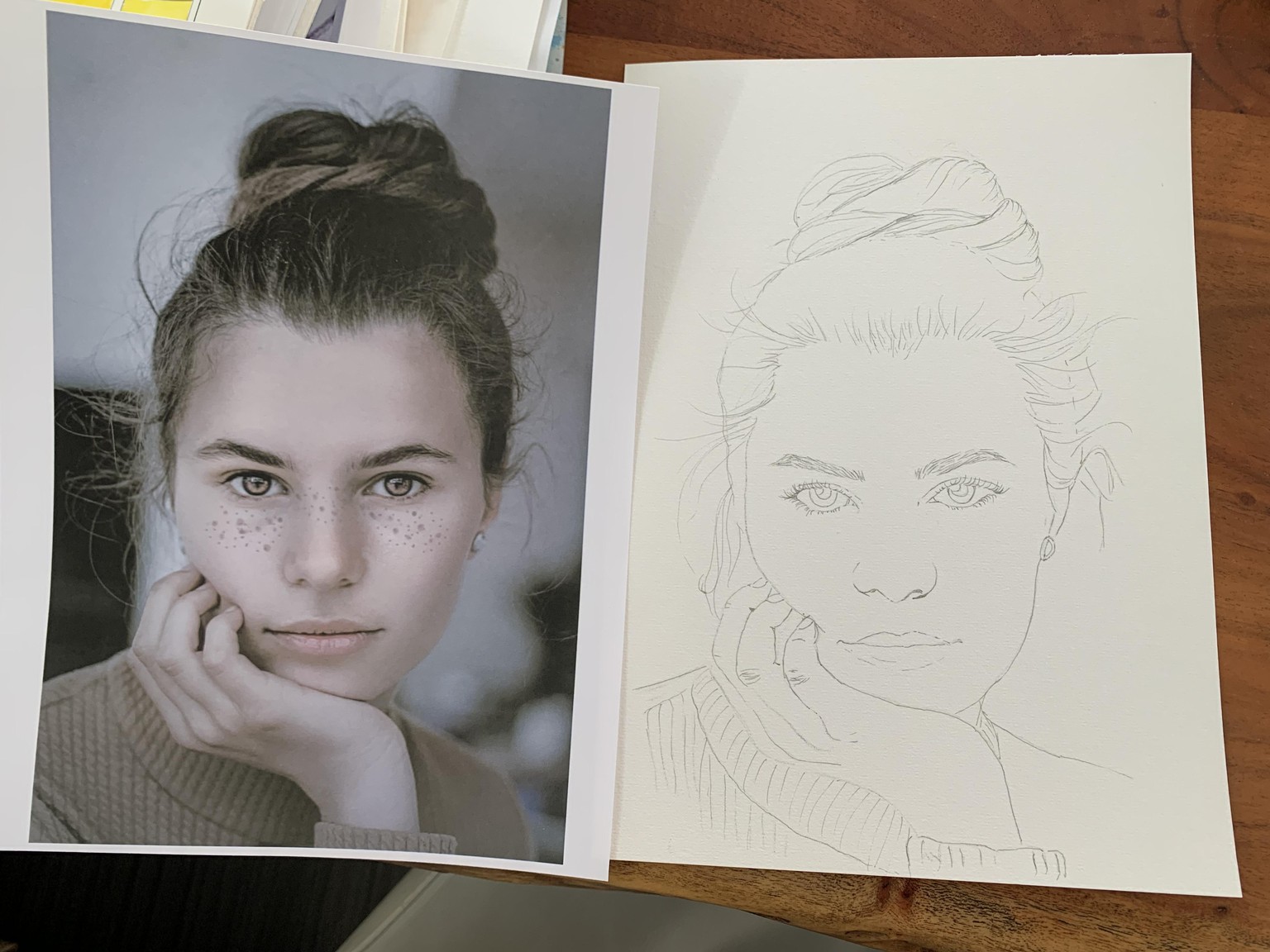 Watercolor Portrait - image 3 - student project