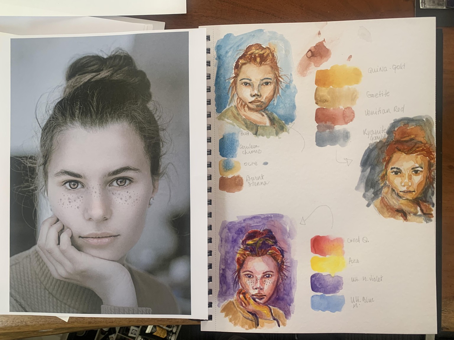 Watercolor Portrait - image 2 - student project
