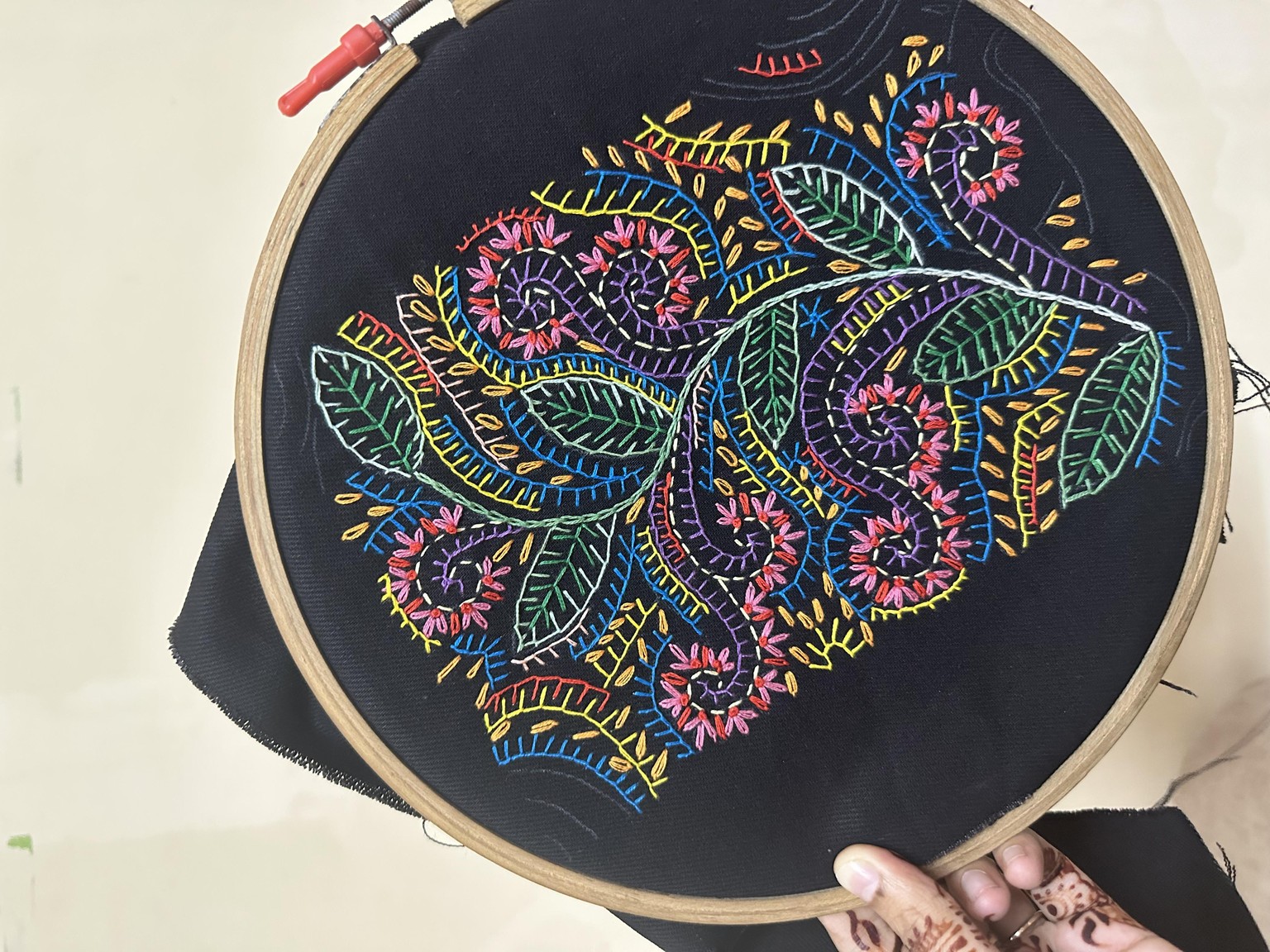 Basic Handembroidery Stitches - image 3 - student project