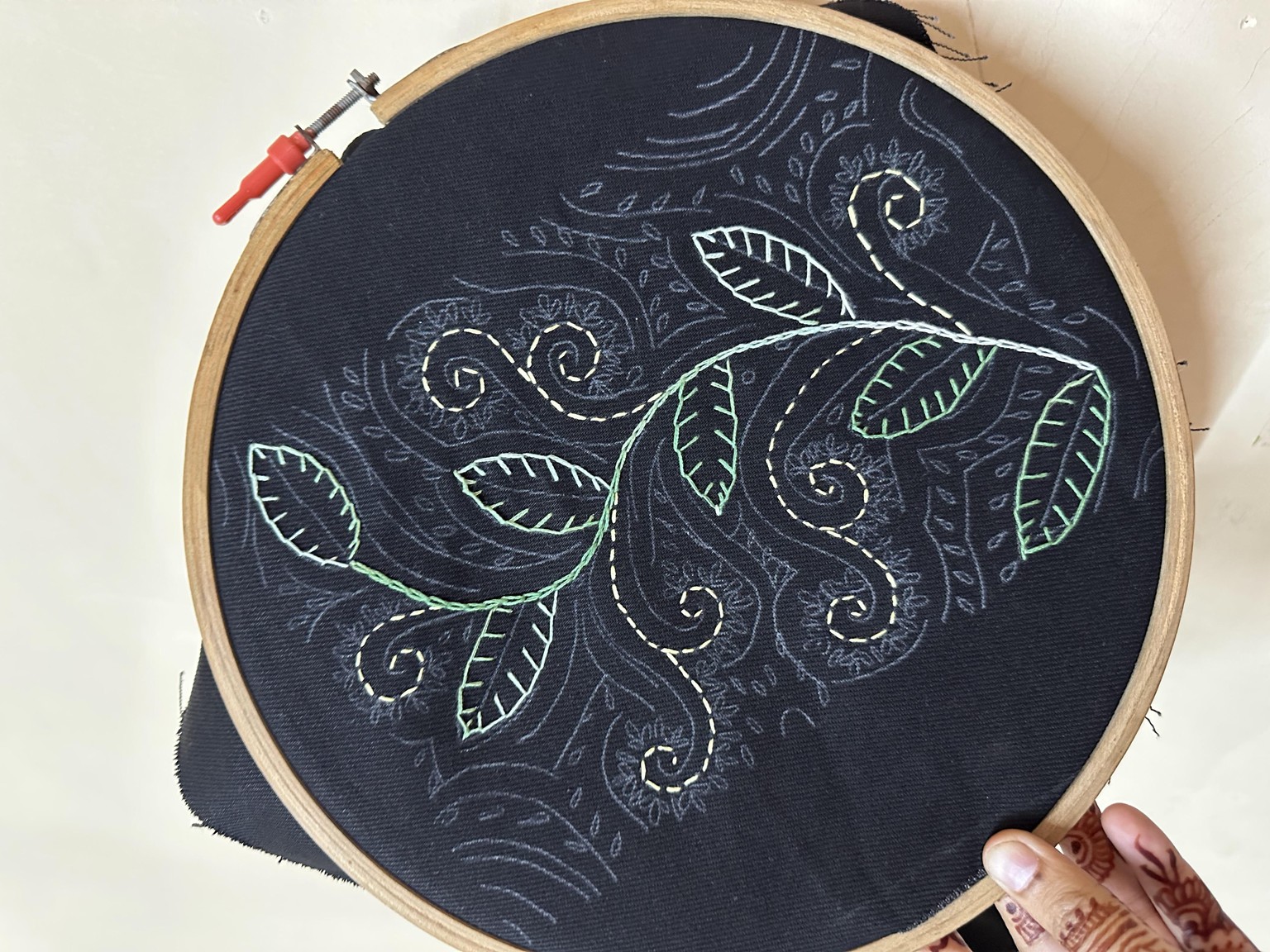 Basic Handembroidery Stitches - image 1 - student project