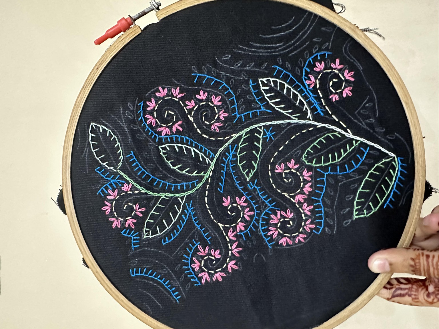 Basic Handembroidery Stitches - image 2 - student project