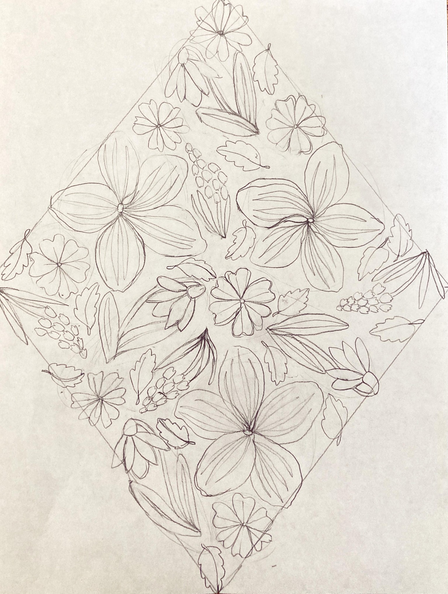 Floral Repeat - Early Spring Blooms - image 3 - student project