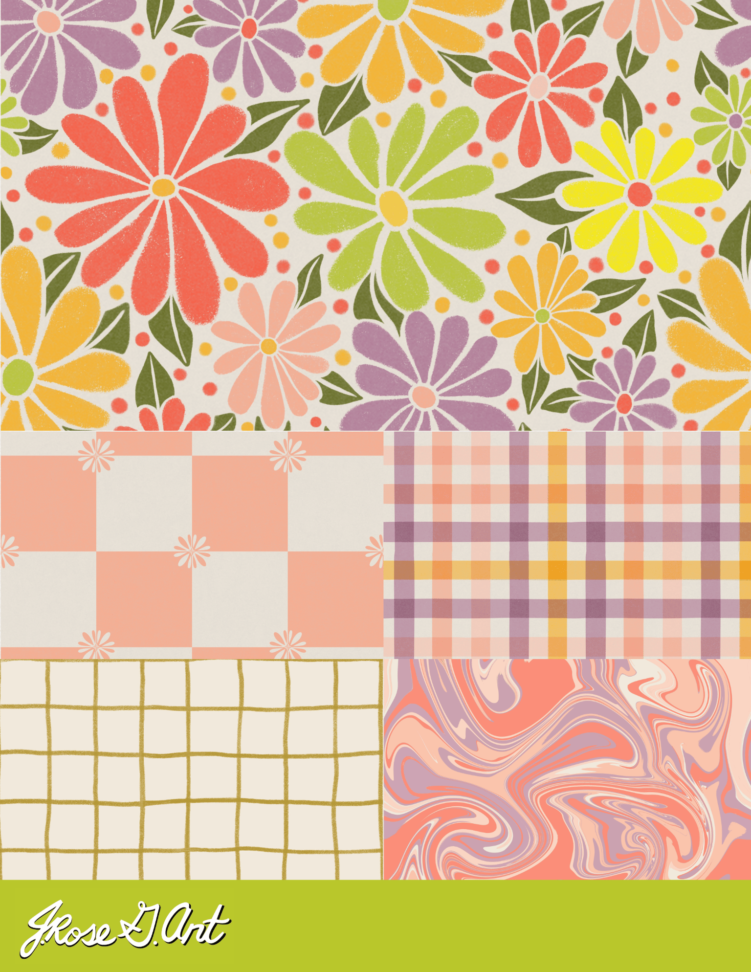 Blossom & Peach Pitch Sheets - image 2 - student project