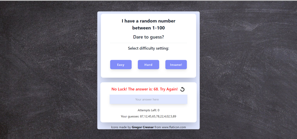 Guess The Number! - image 2 - student project