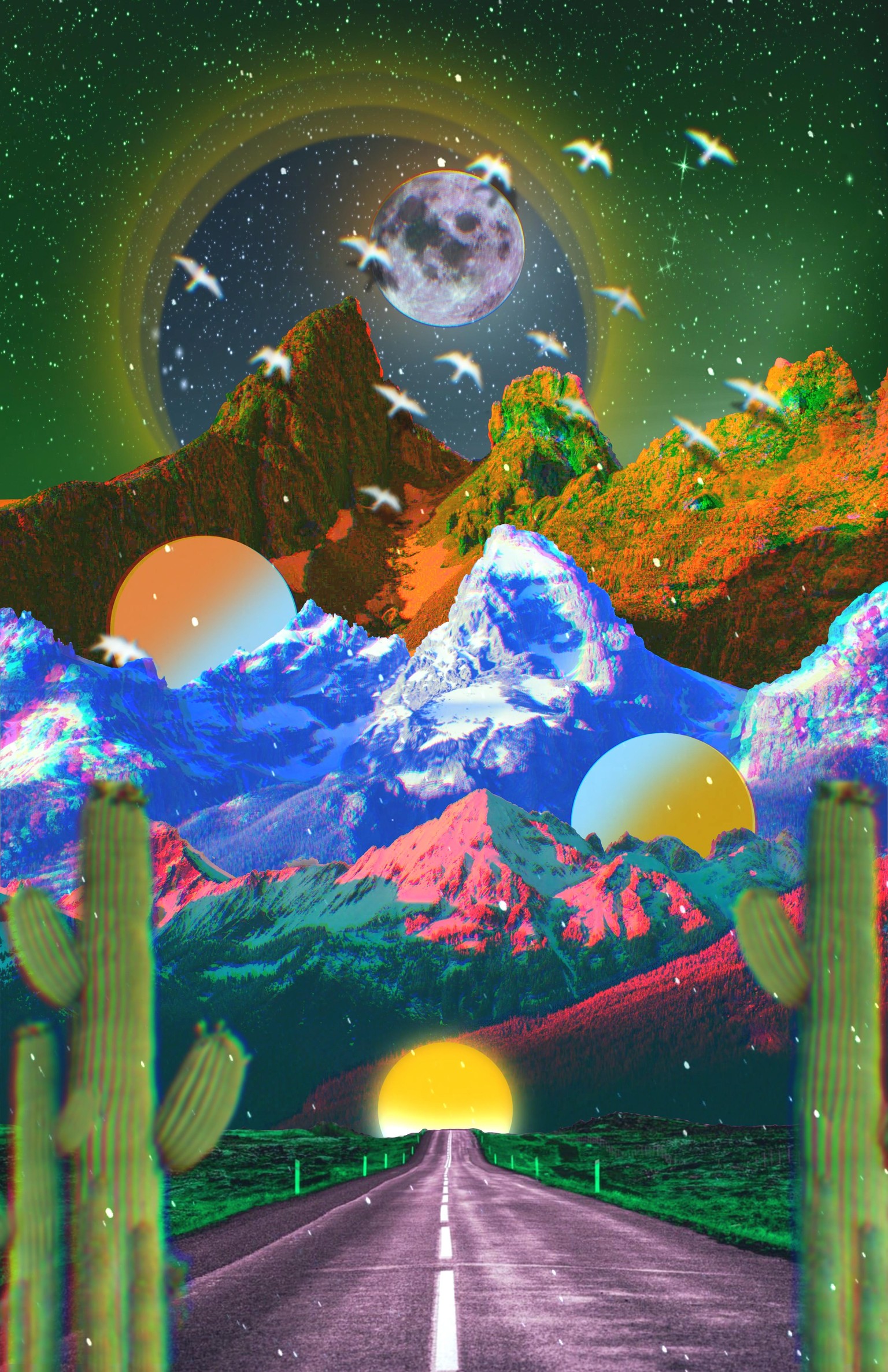 Trippy Mountains - image 1 - student project