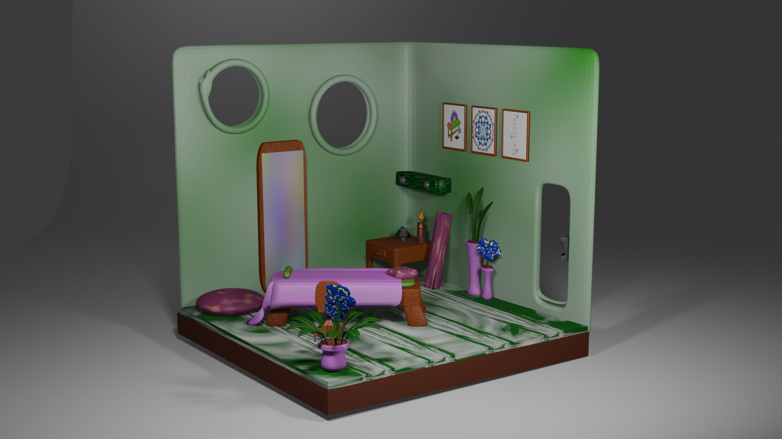 Emerald Massage Room - image 1 - student project