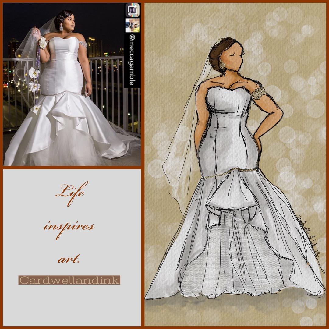 Watercolour bridal... - image 1 - student project