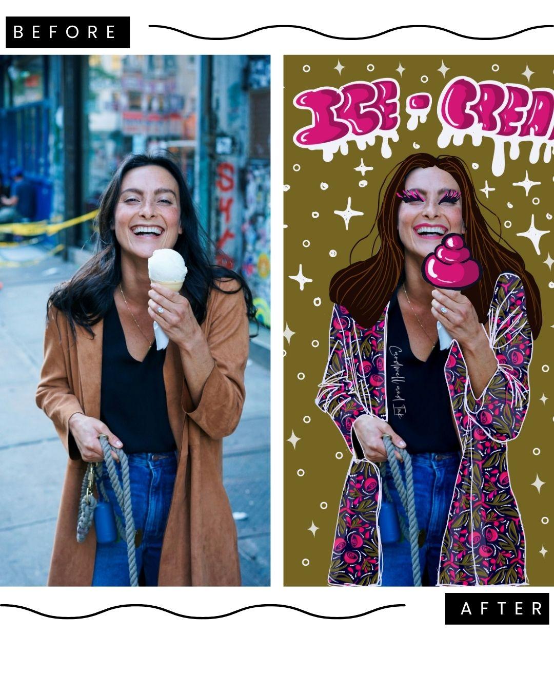 Pop Art Fashion Illustration - image 3 - student project