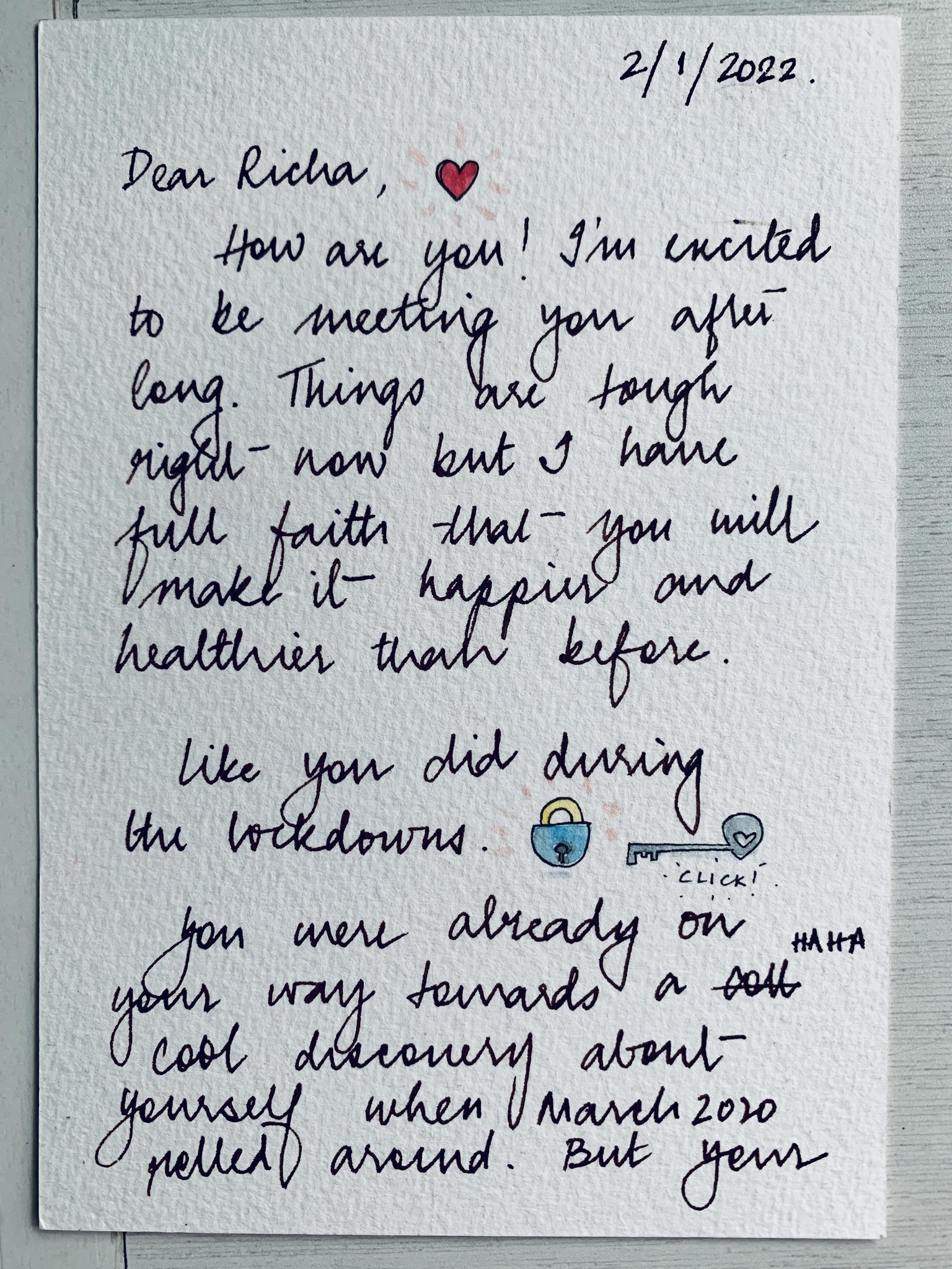 Somewhere in between the full letter and the mini project - image 4 - student project