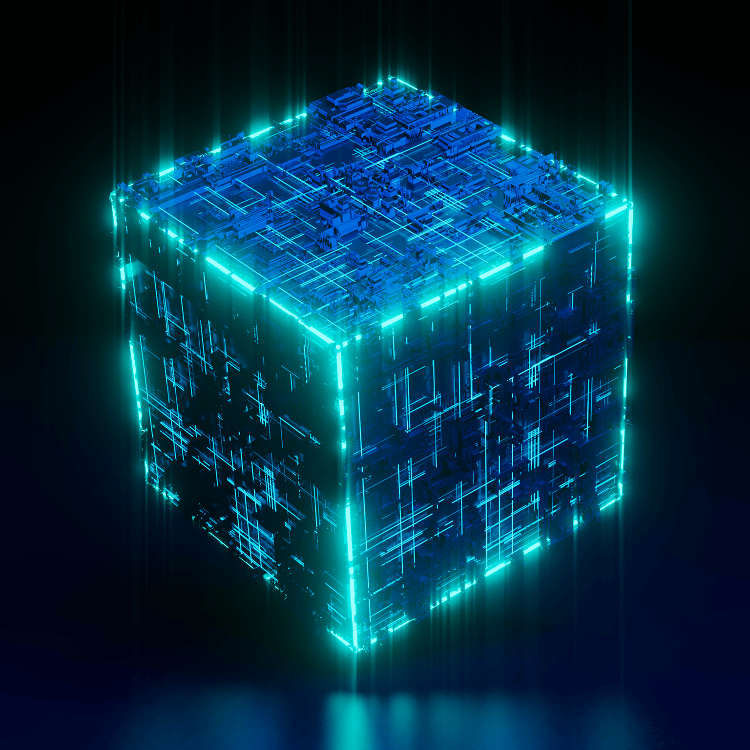 Greeble Cube - image 1 - student project