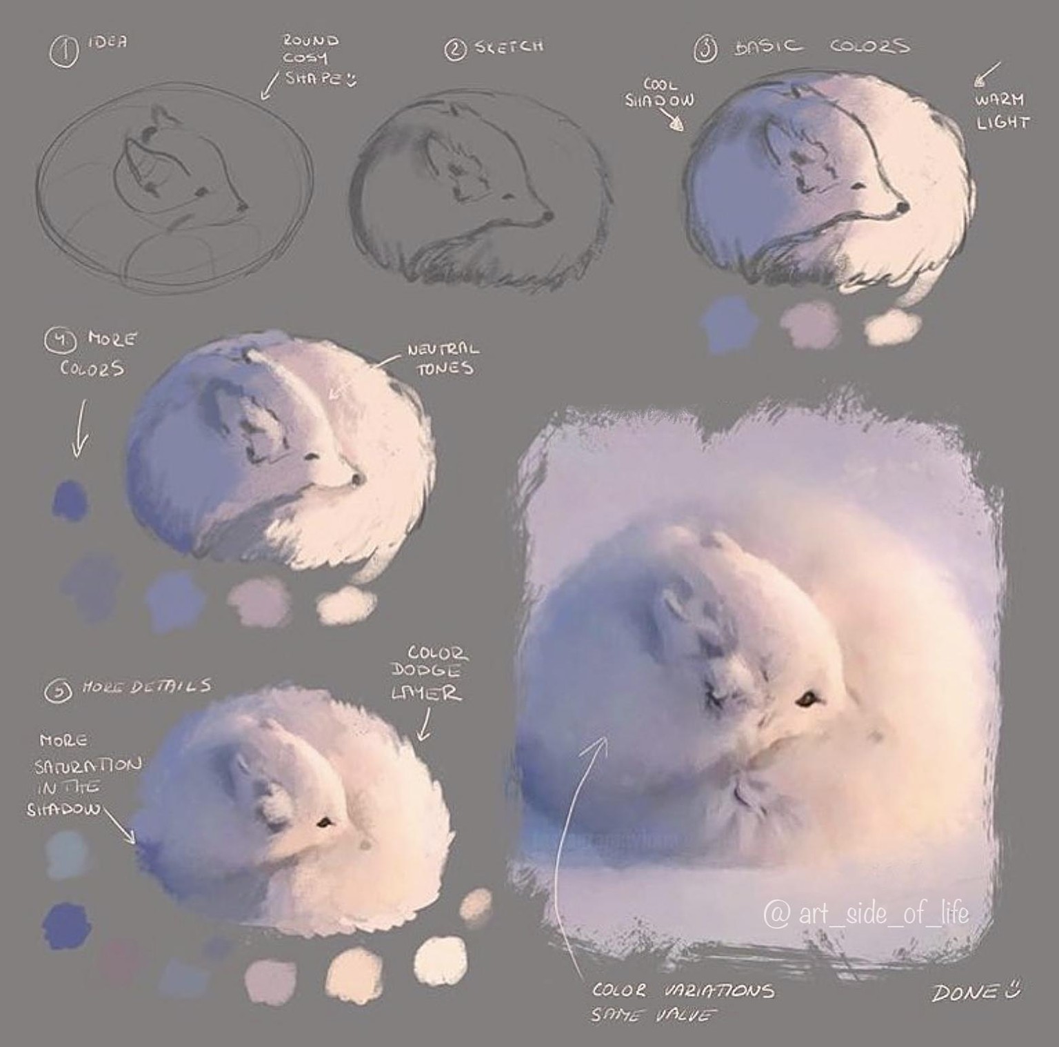 Color & Light practice: Moods, materials - image 2 - student project
