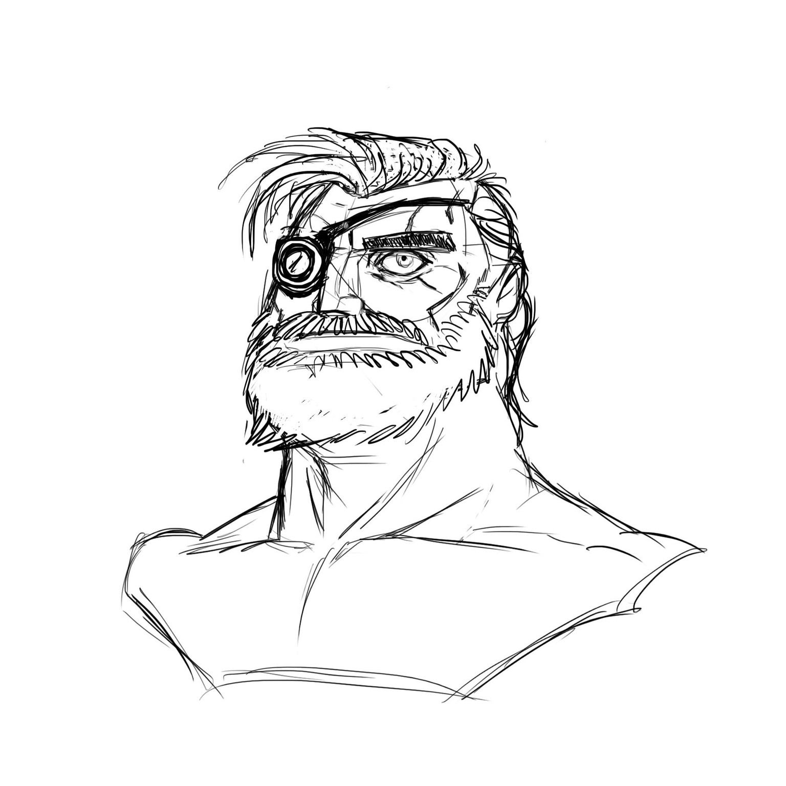 Space Pirate (portrait) - image 2 - student project