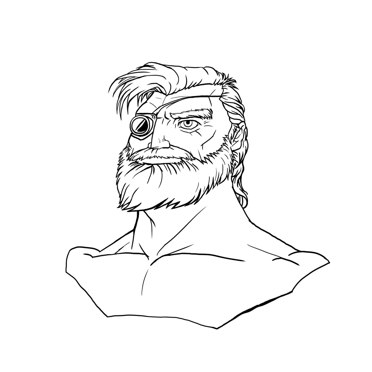 Space Pirate (portrait) - image 4 - student project