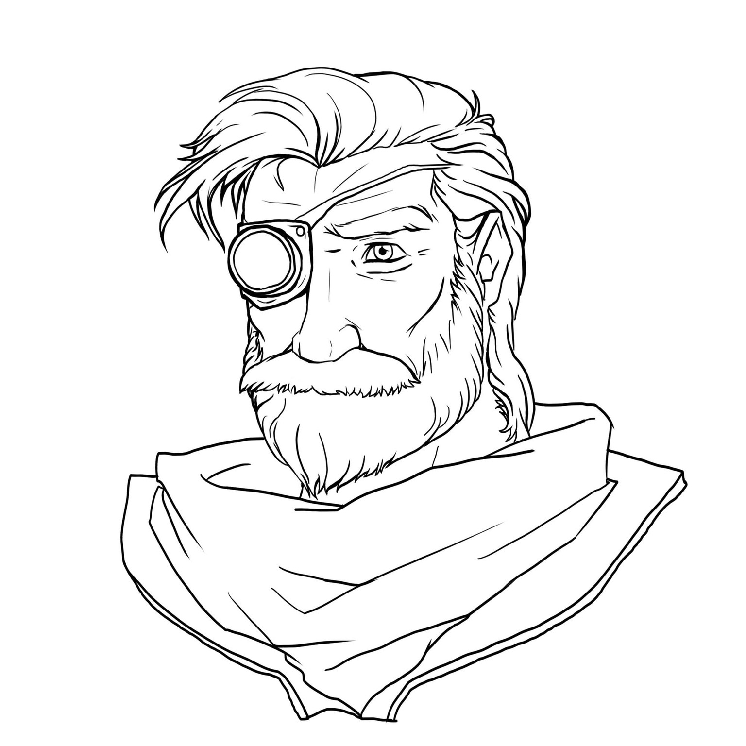 Space Pirate (portrait) - image 3 - student project