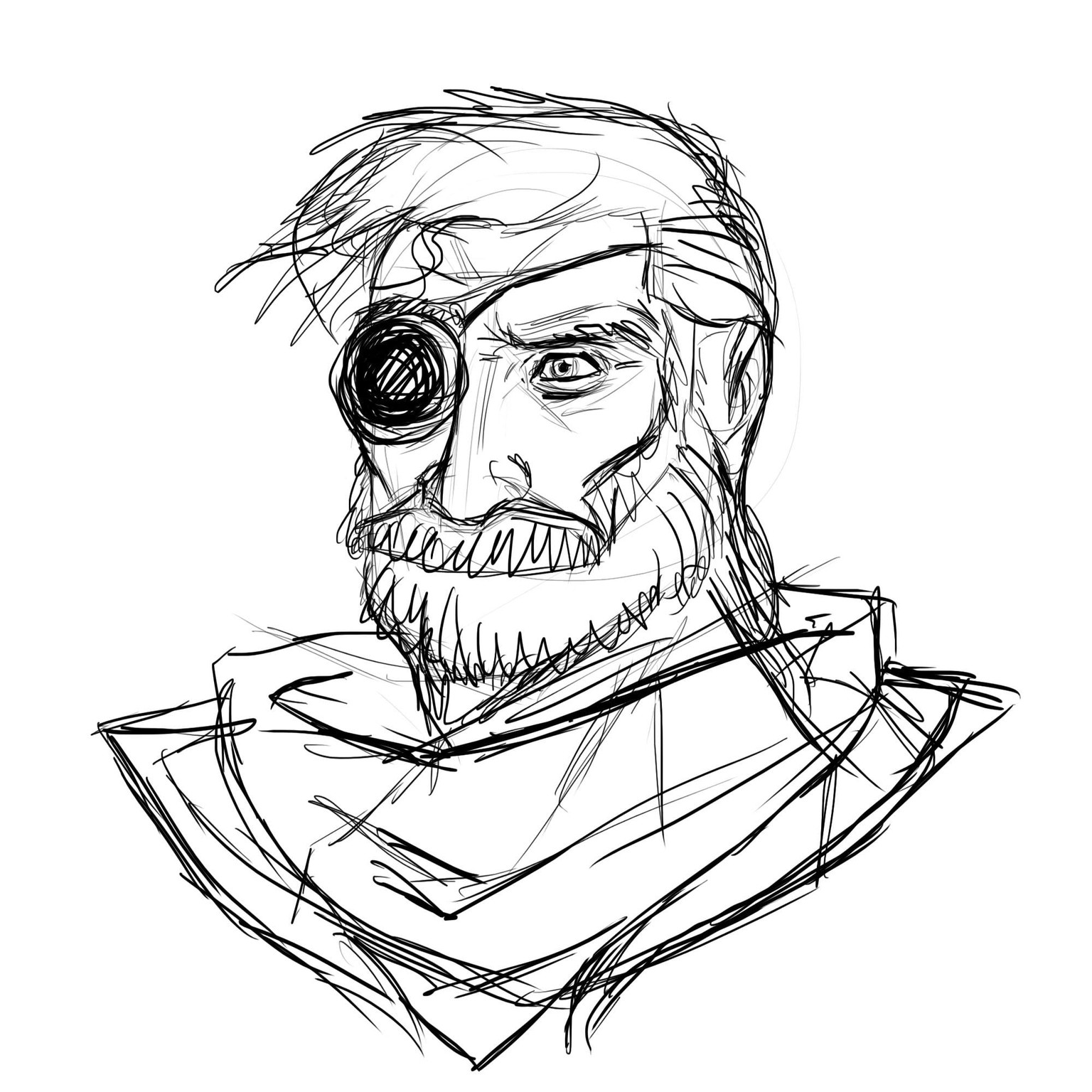 Space Pirate (portrait) - image 1 - student project