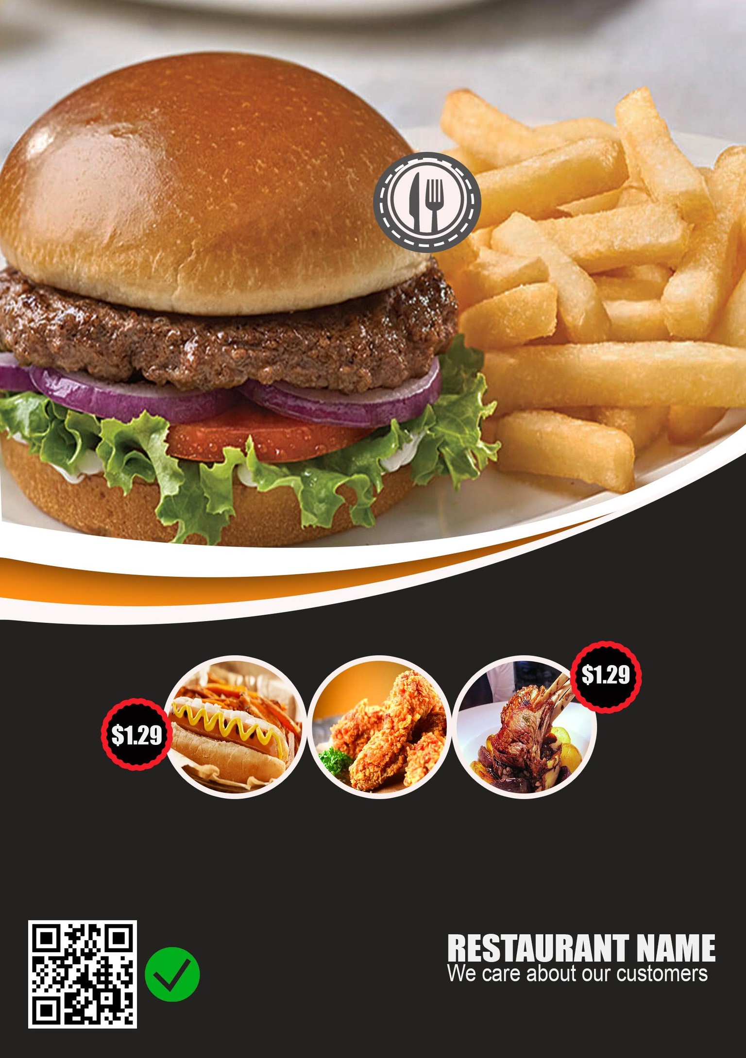 Food flyer - image 1 - student project