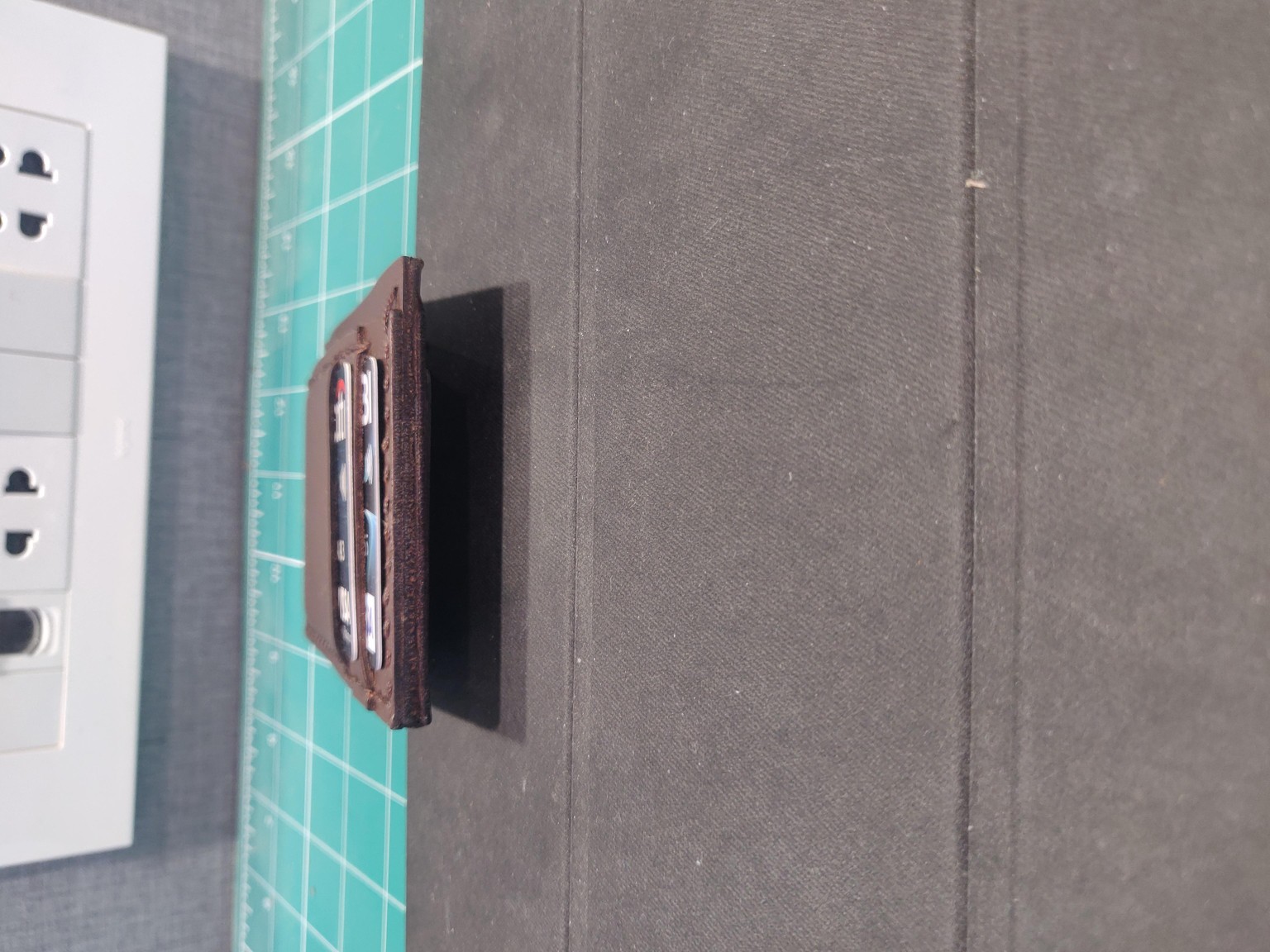 Slim Leather Wallet - image 5 - student project
