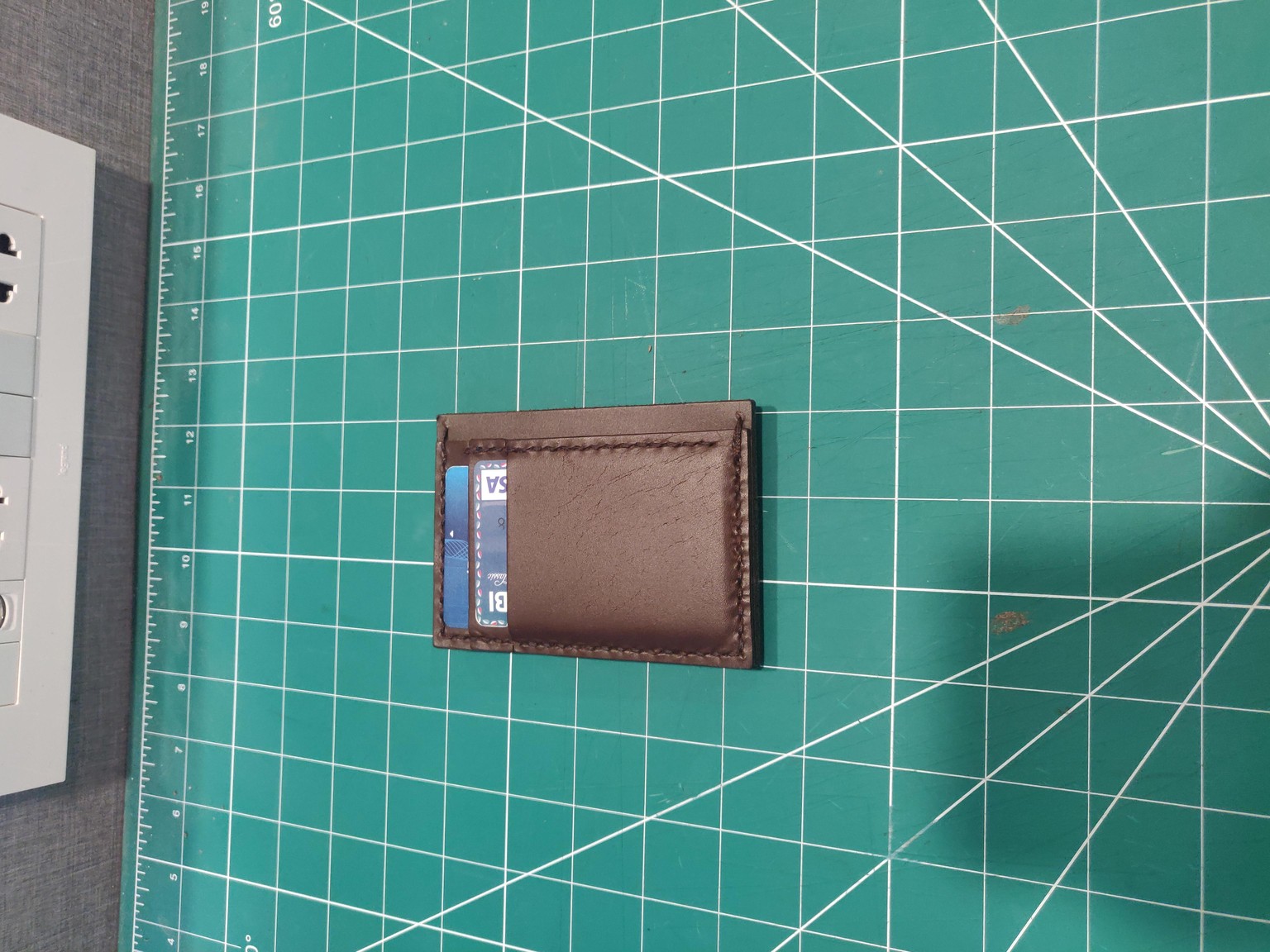 Slim Leather Wallet - image 1 - student project