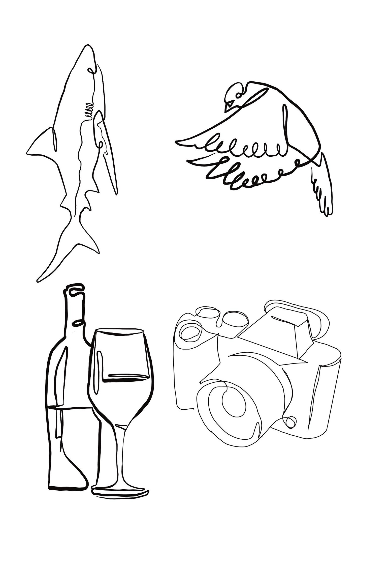 Line art lesson - image 1 - student project