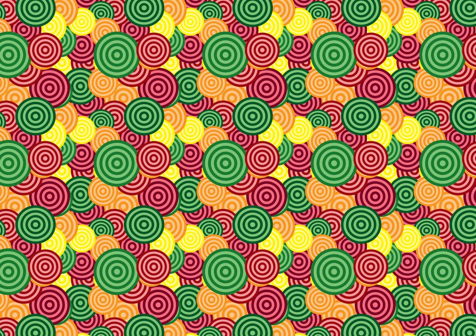 Overlapping and random circle patterns - image 2 - student project