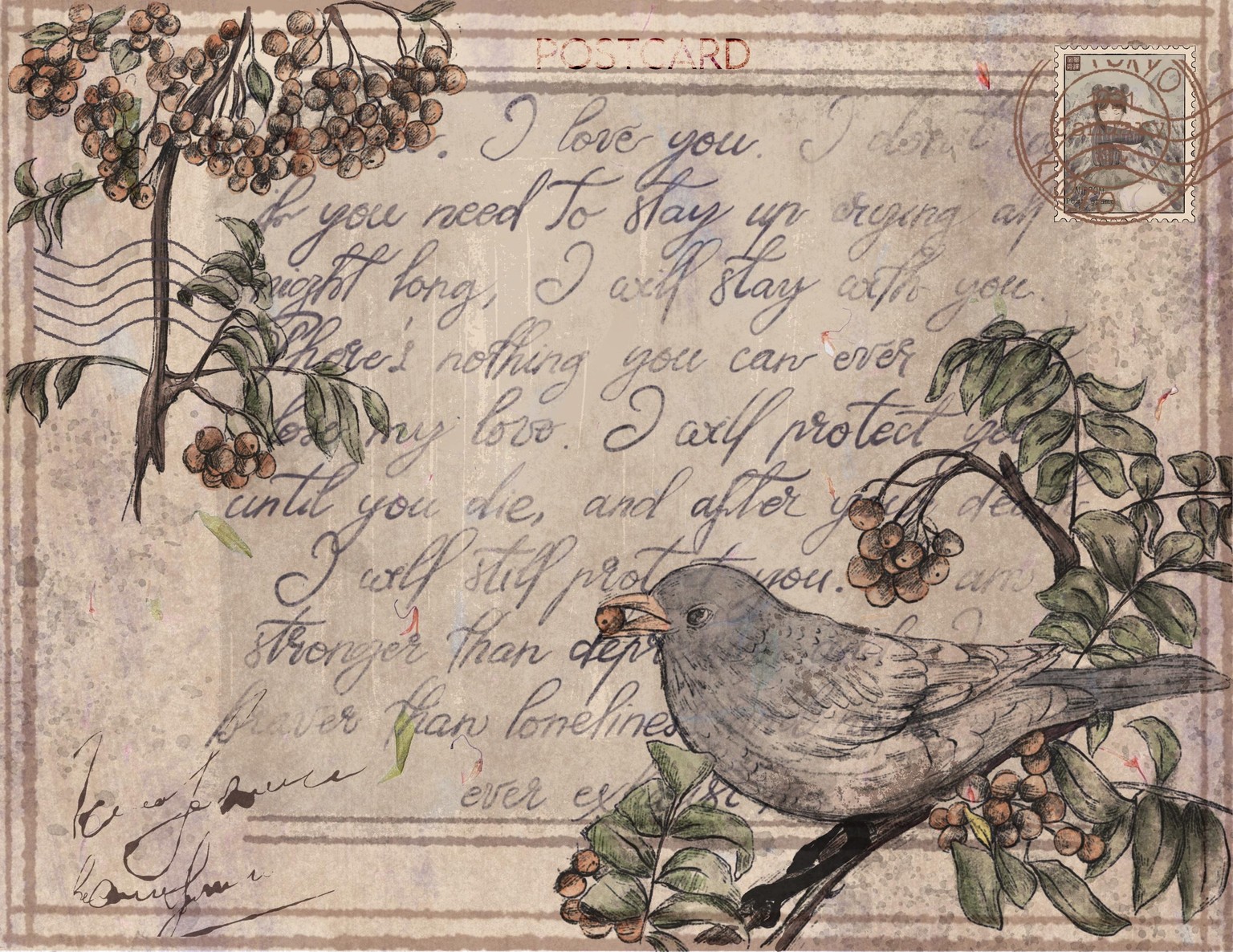 Postcard - image 1 - student project