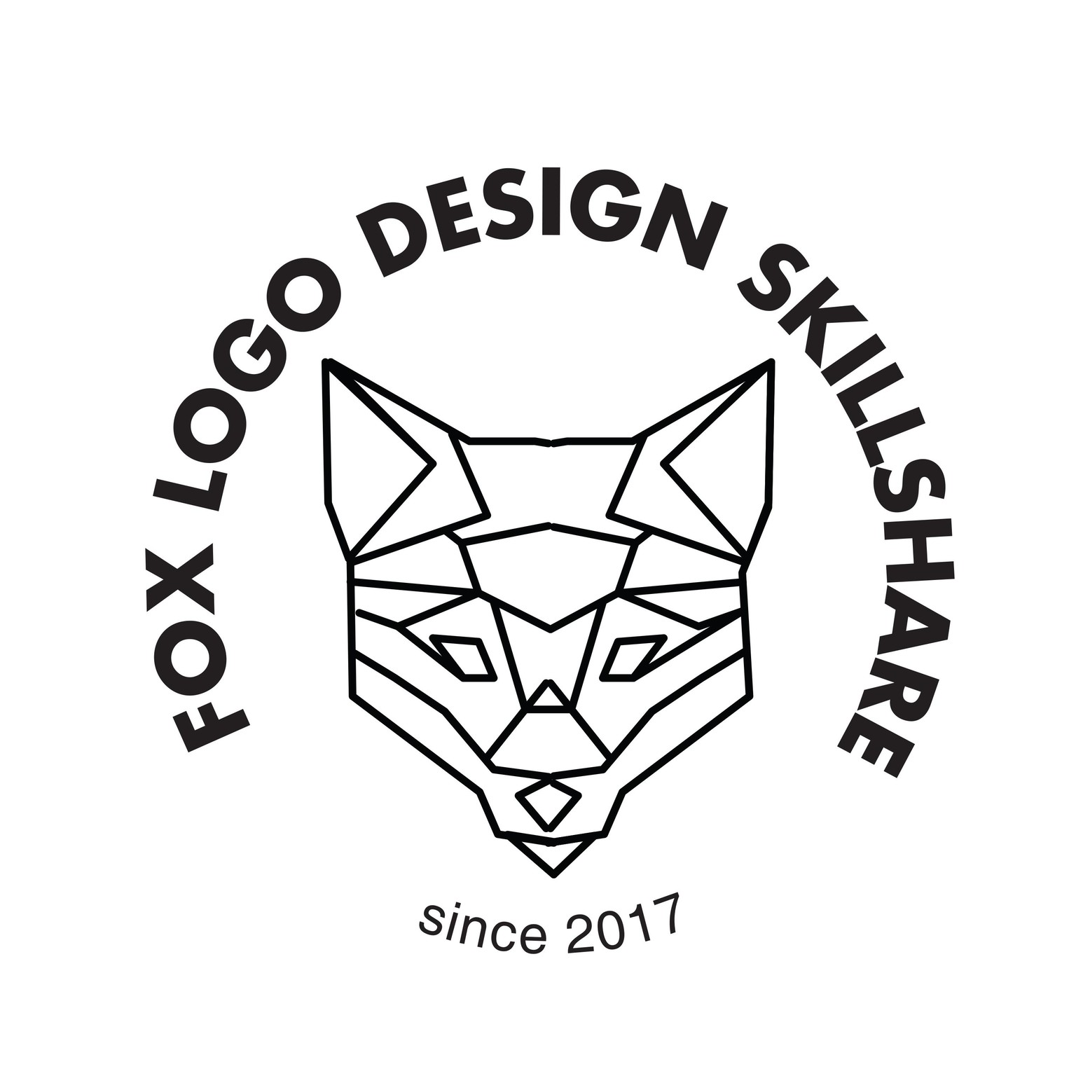 Fox logo design - image 2 - student project