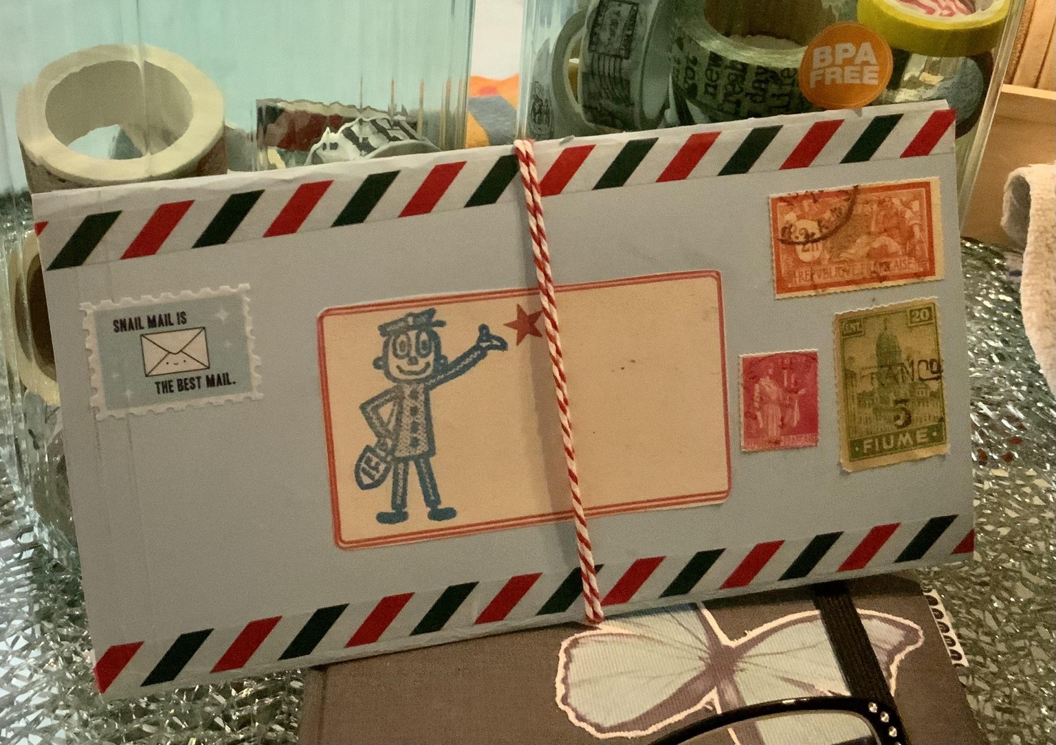 Upcycled Mail Art - image 3 - student project