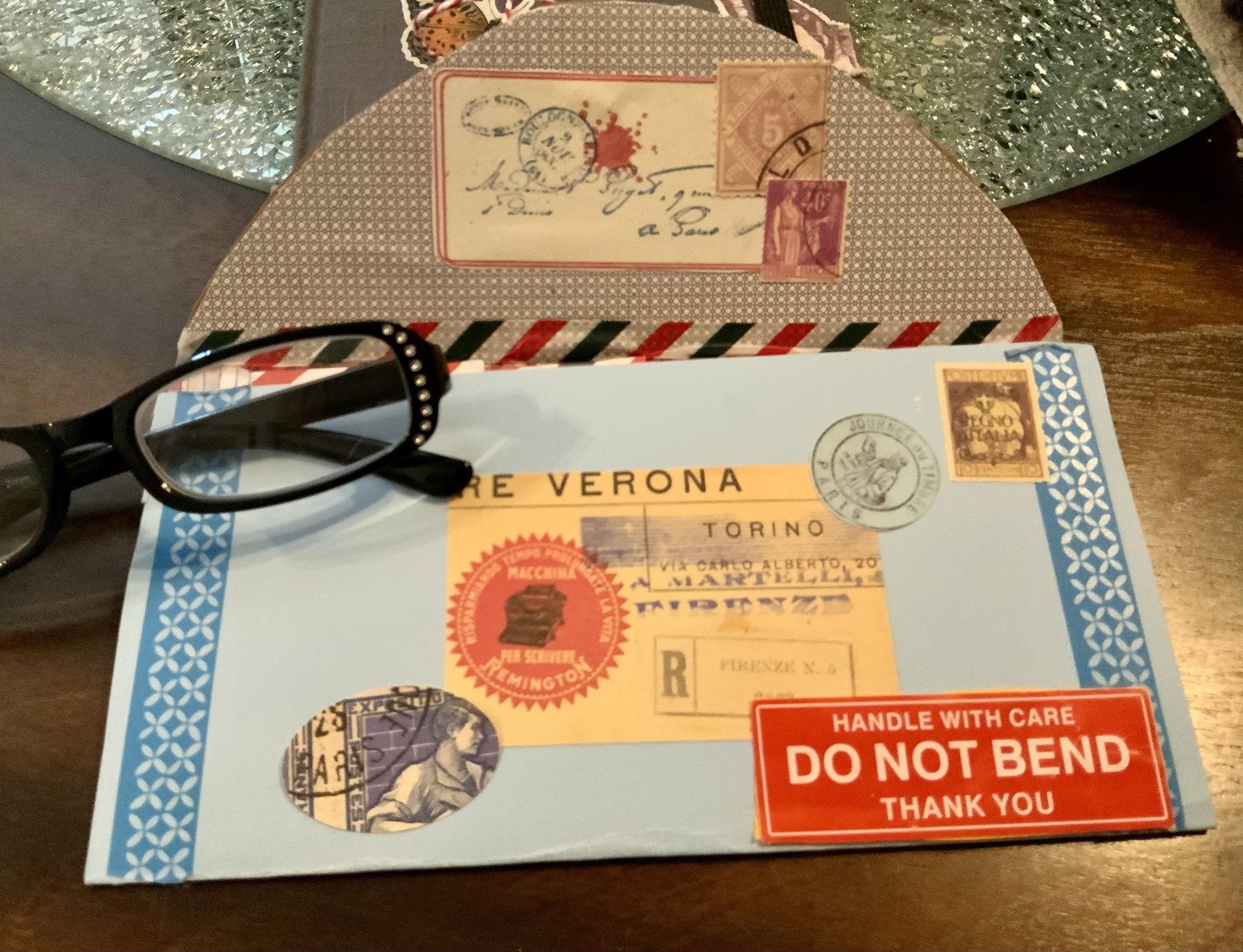 Upcycled Mail Art - image 4 - student project