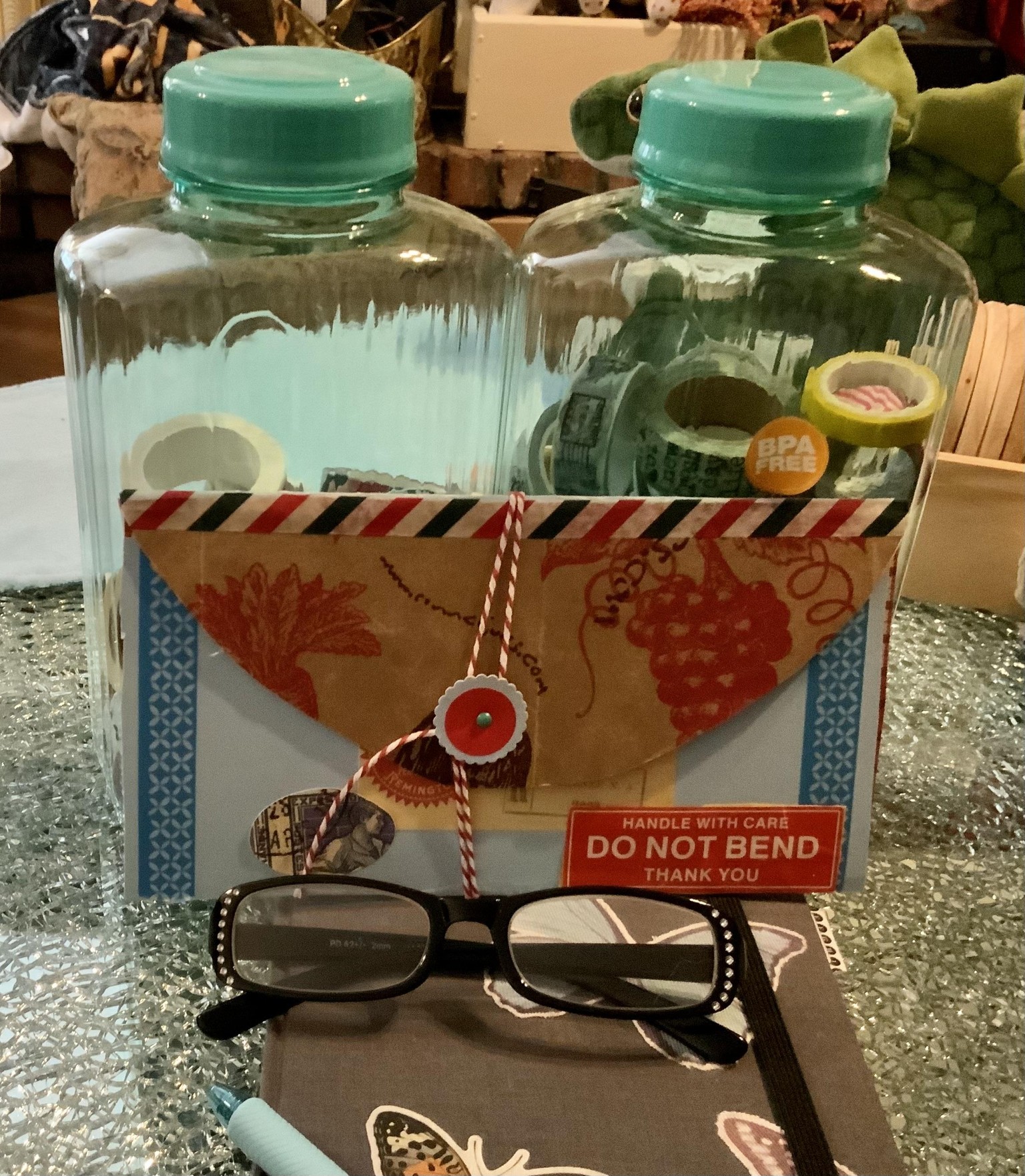 Upcycled Mail Art - image 1 - student project