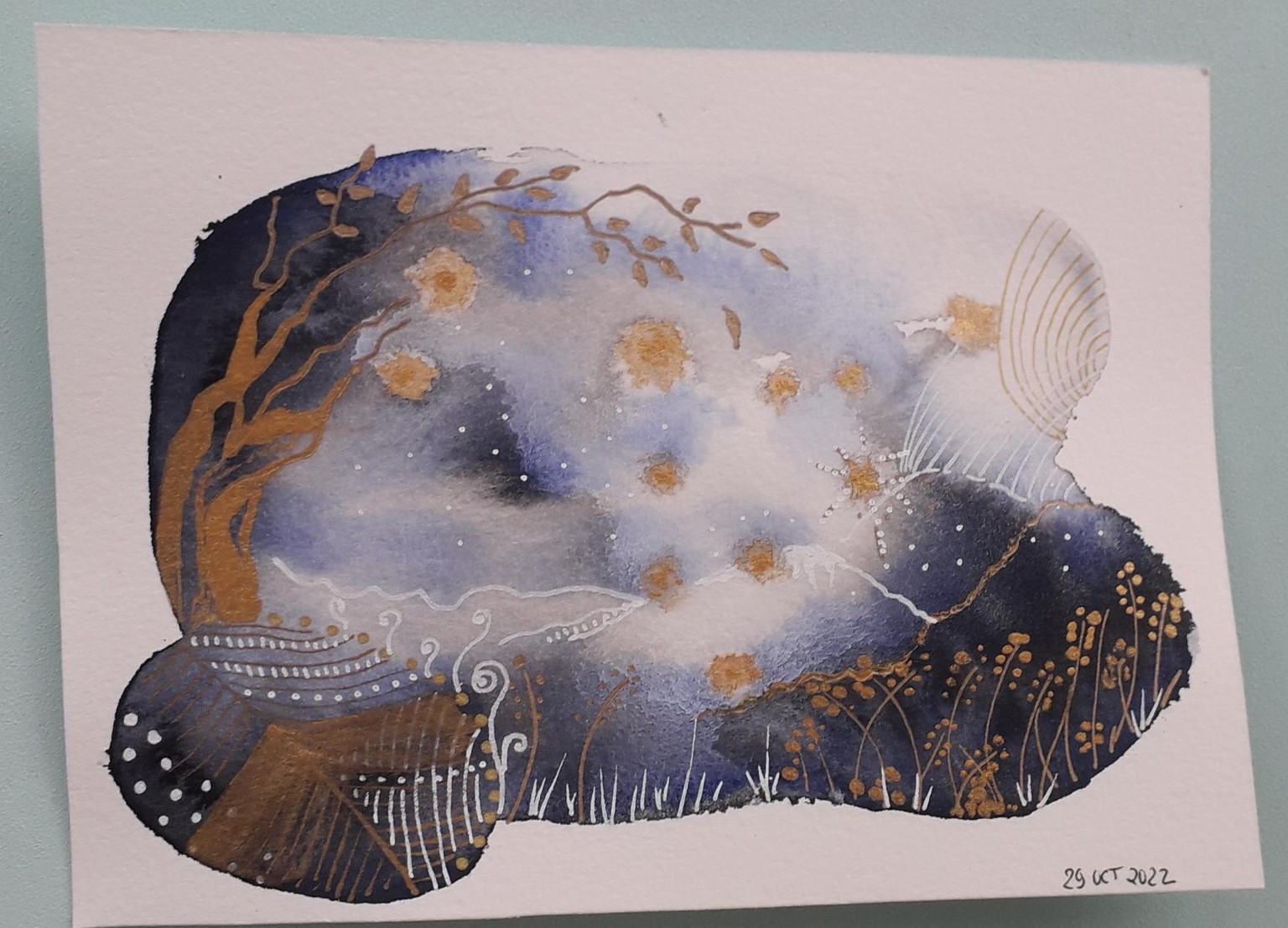 Gold and ink - image 1 - student project