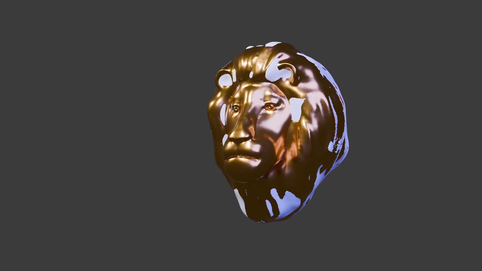 Lion Sculpt - image 1 - student project