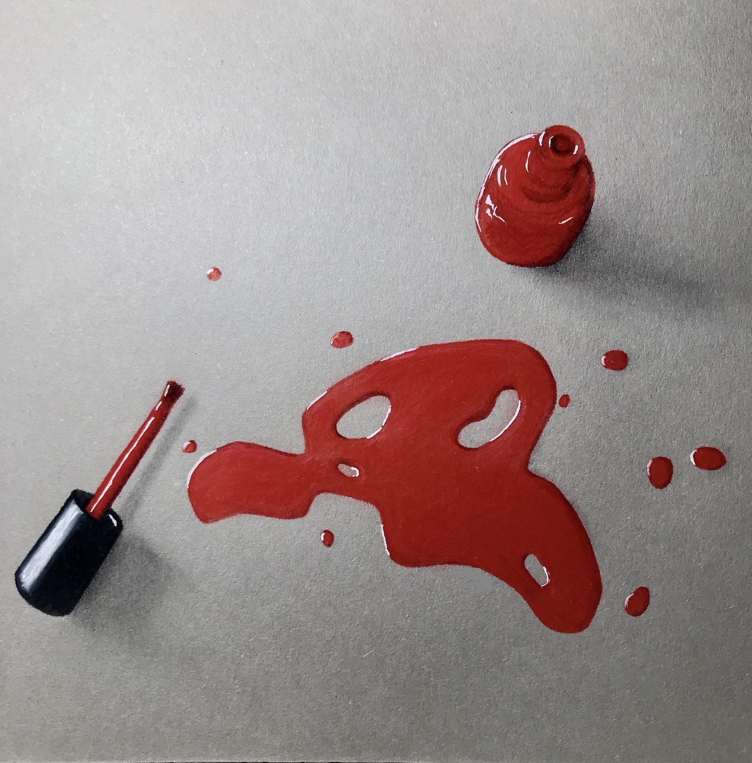 Nail polish and mushrooms - image 1 - student project