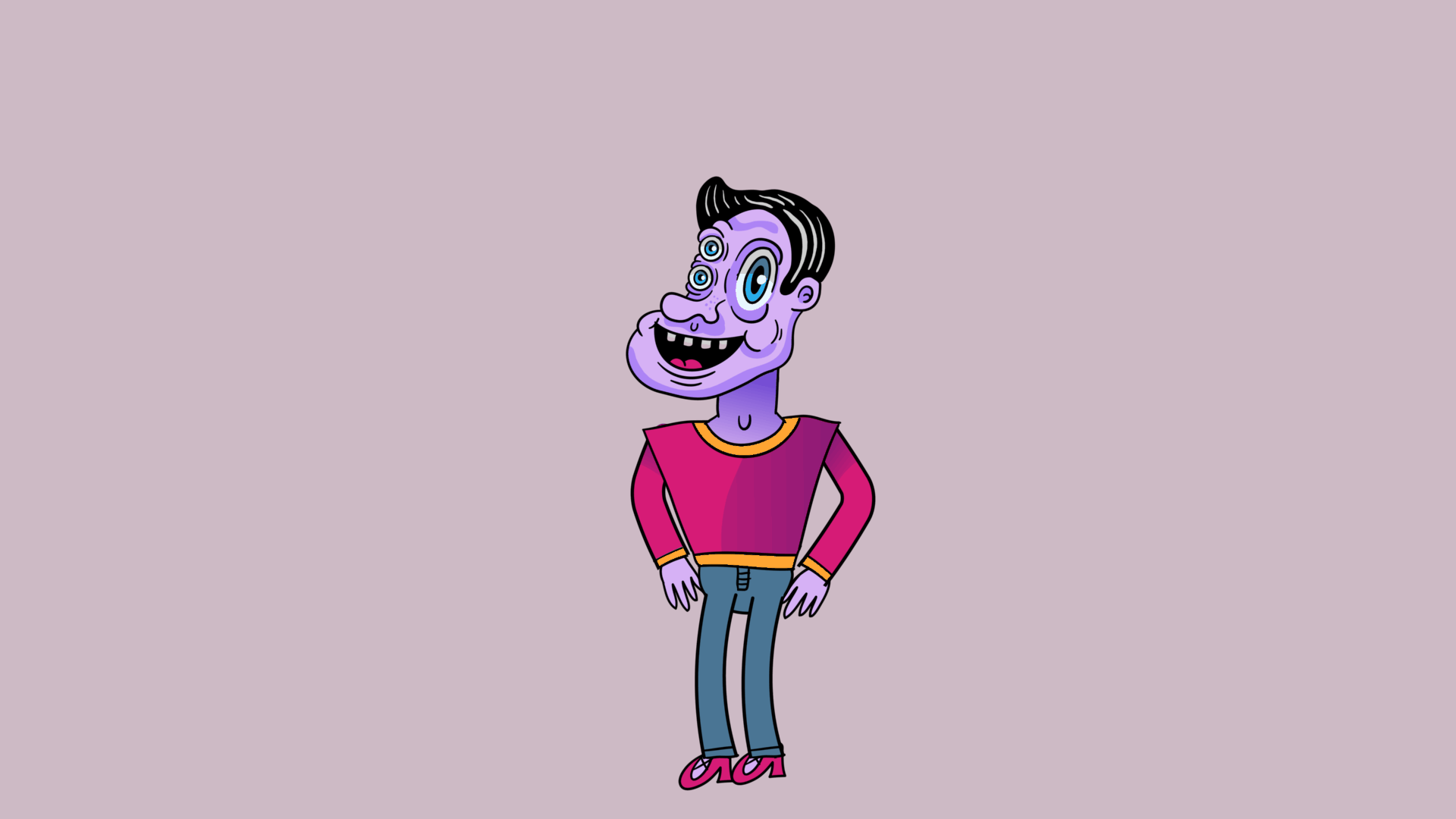 Jumping weirdo - image 1 - student project