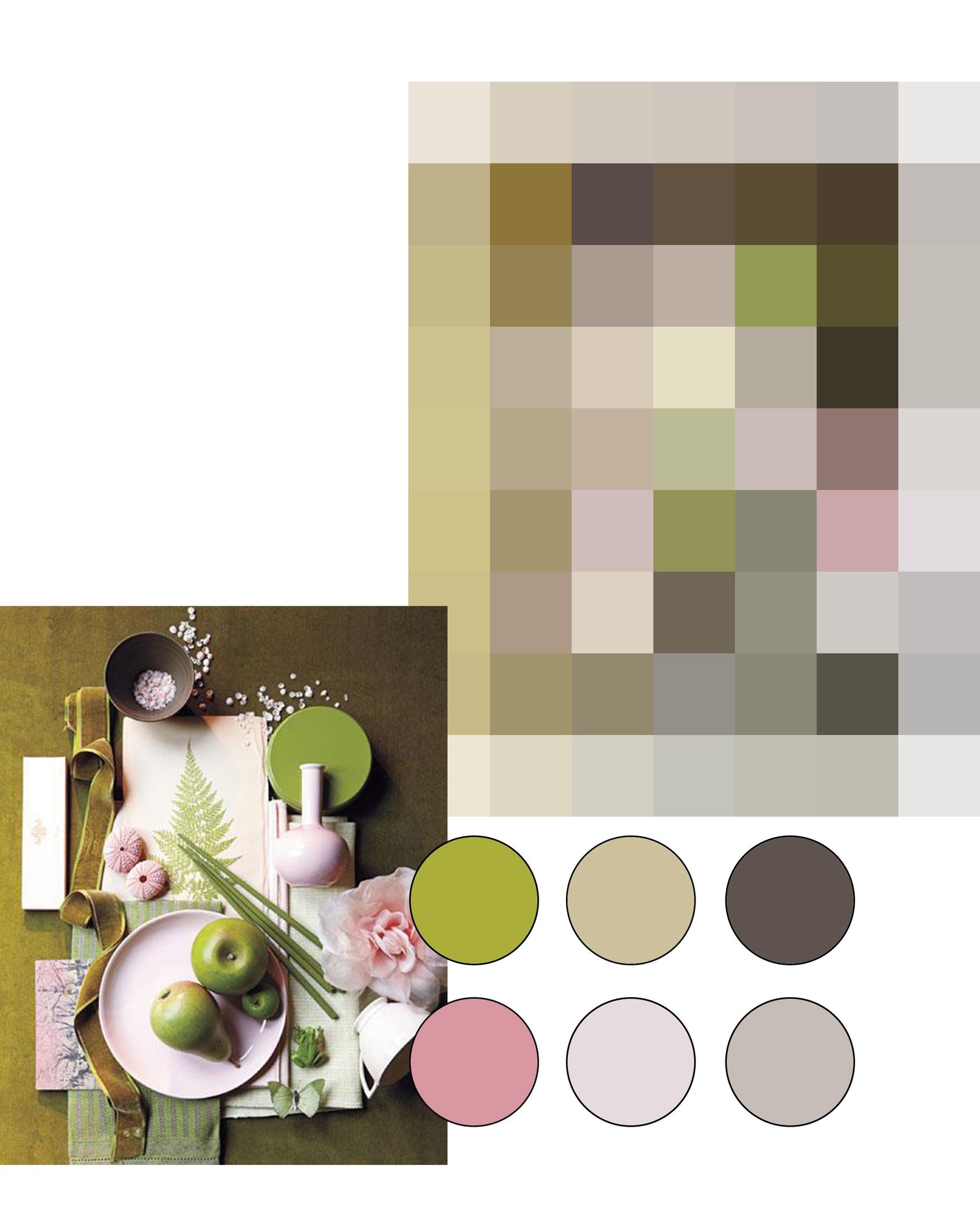 Green an pink colour palette - image 1 - student project