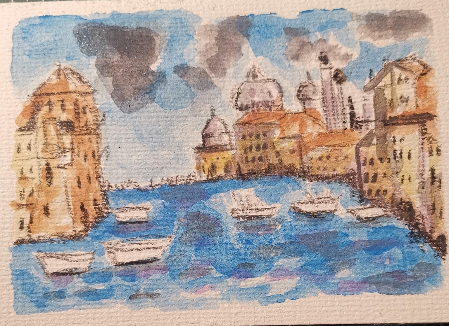 My watercolor painting of Venice - image 1 - student project