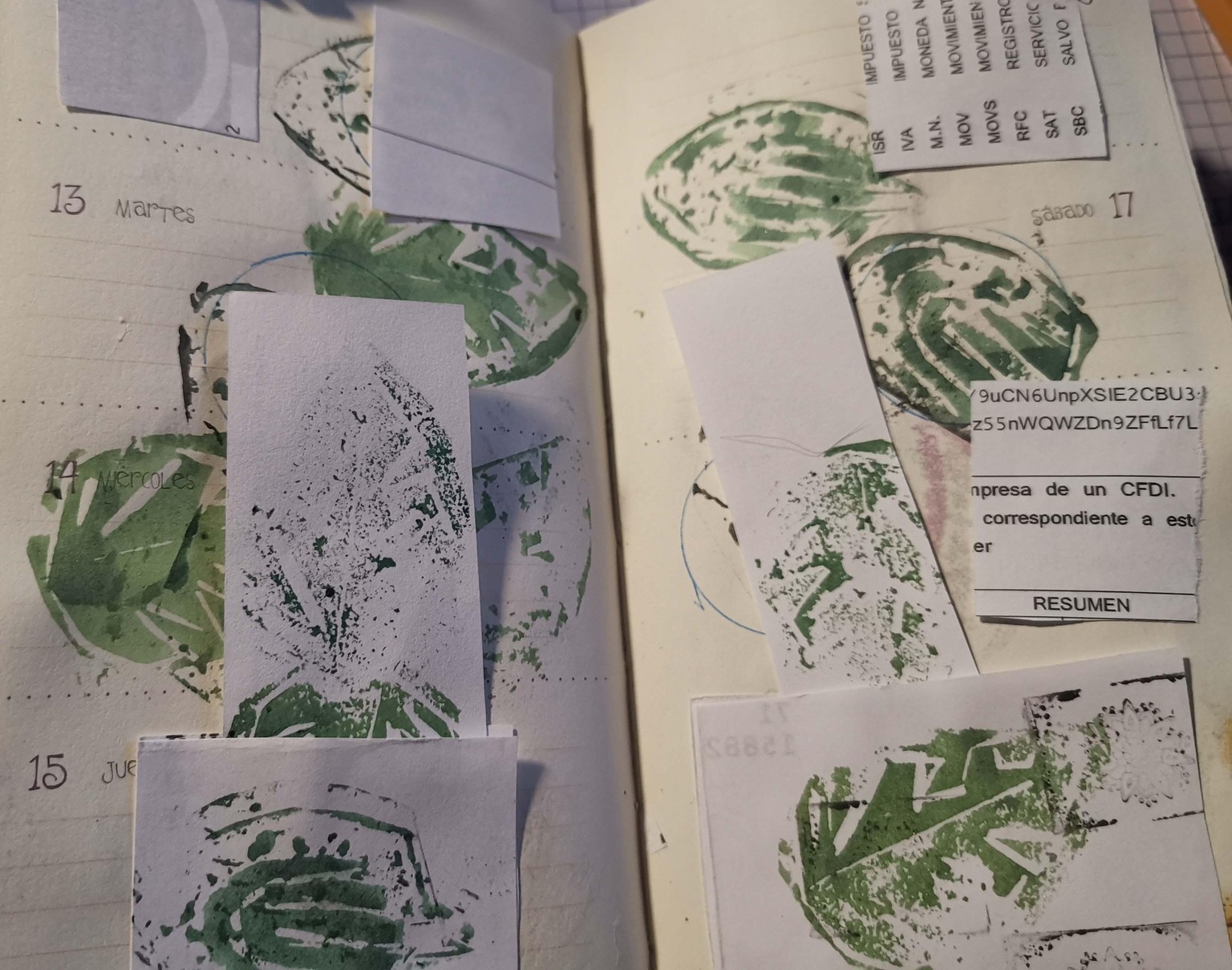 My art journal pages - image 2 - student project