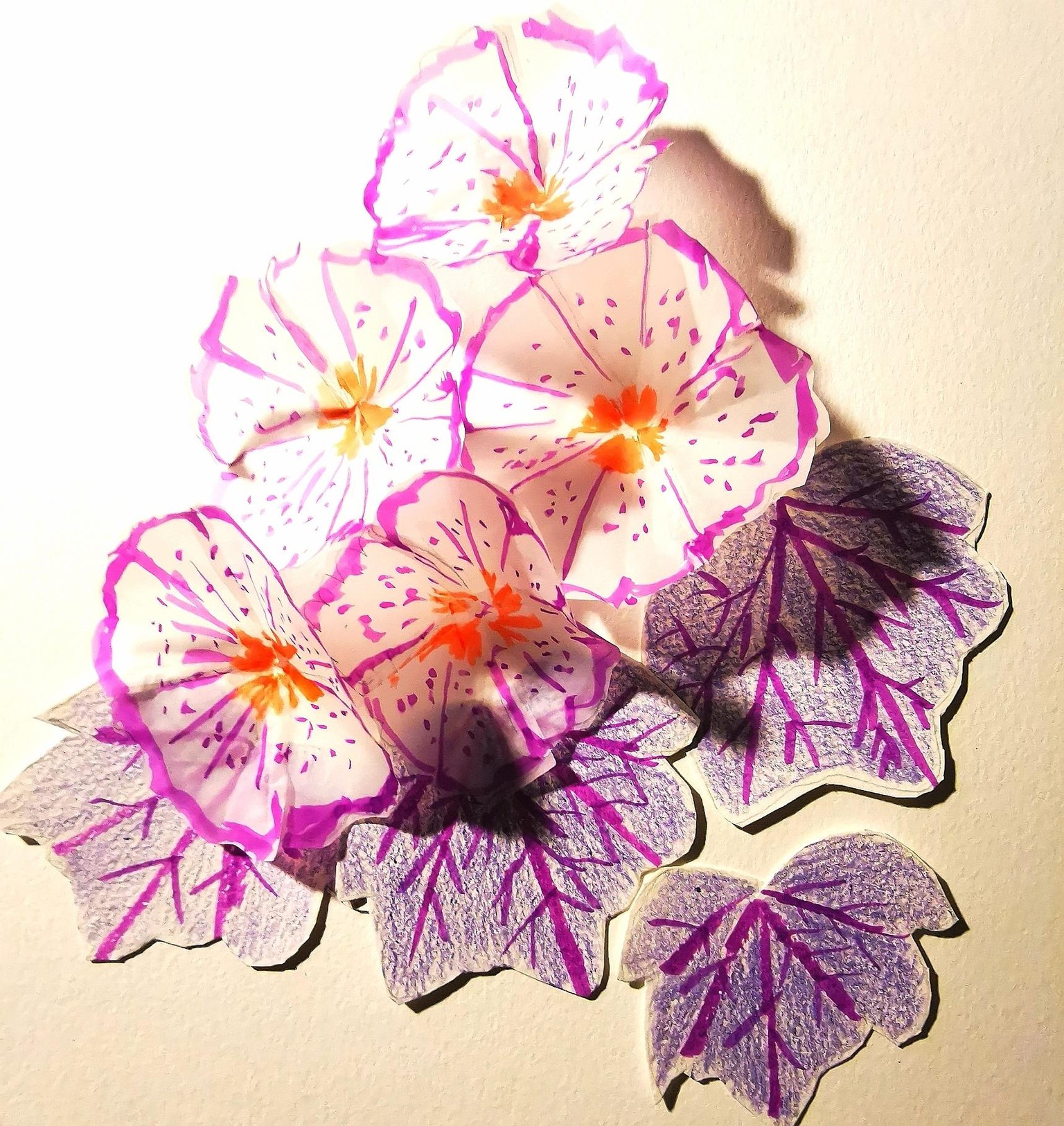 Paper flowers - image 1 - student project
