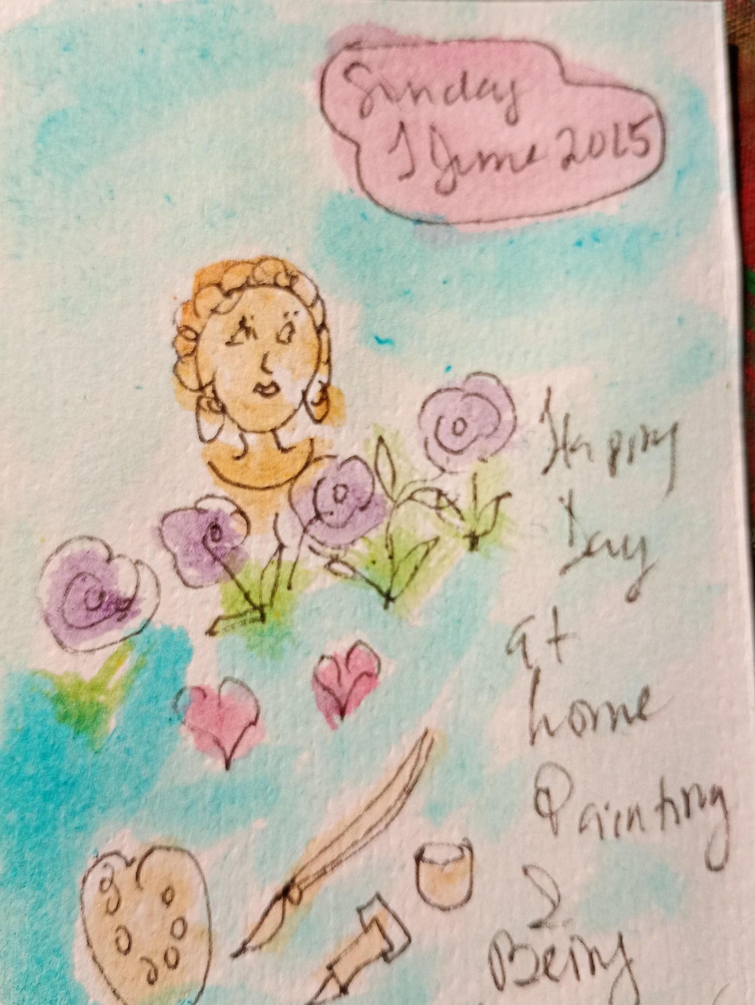 watercolor journal - image 1 - student project