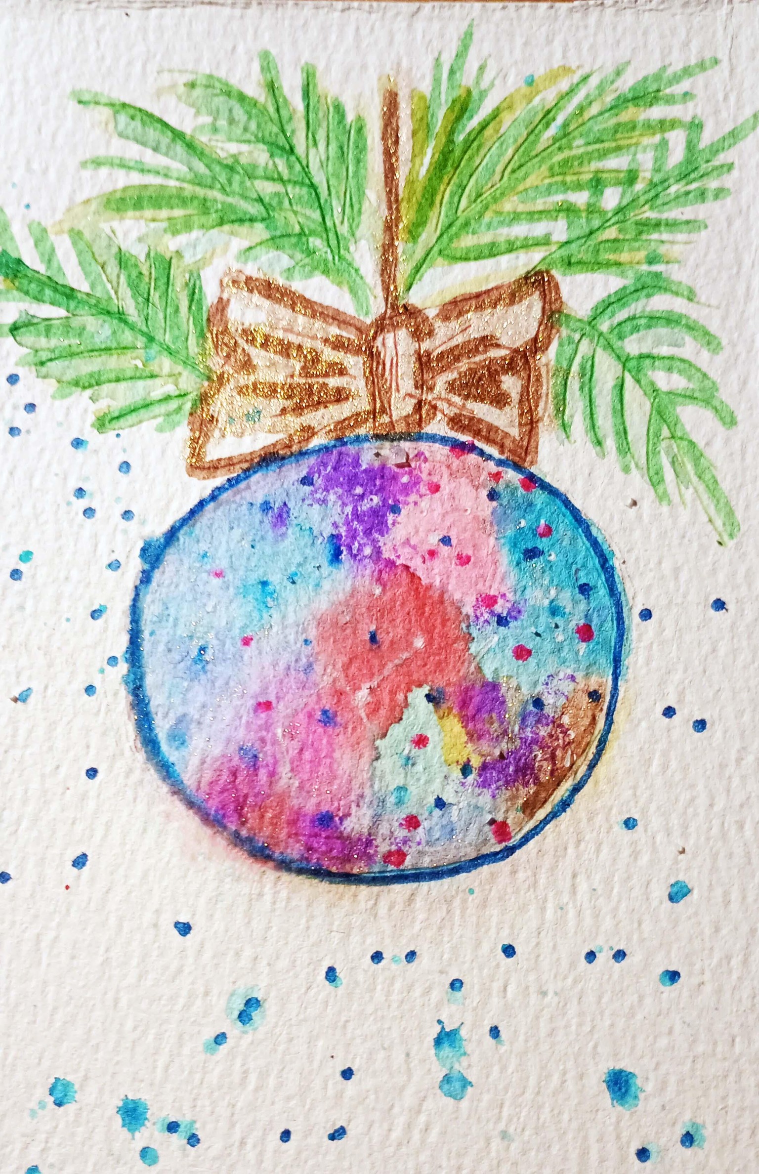 Winter watercolors - image 1 - student project