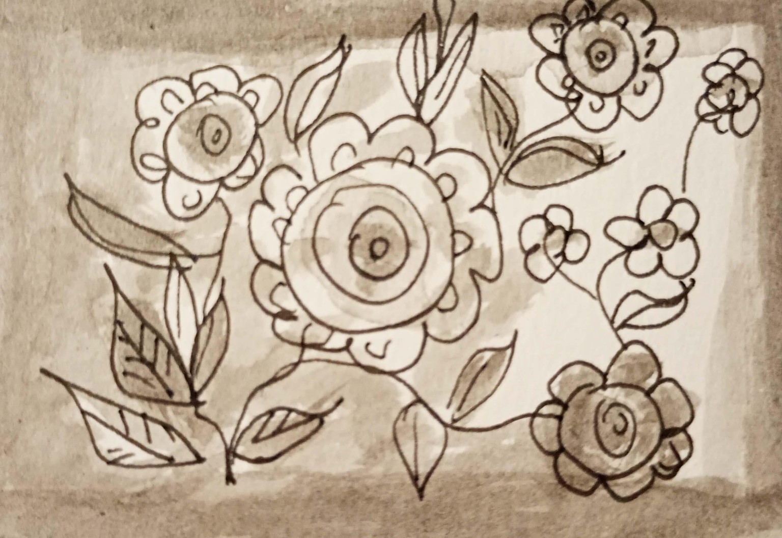 Flower Power Postcard - image 1 - student project