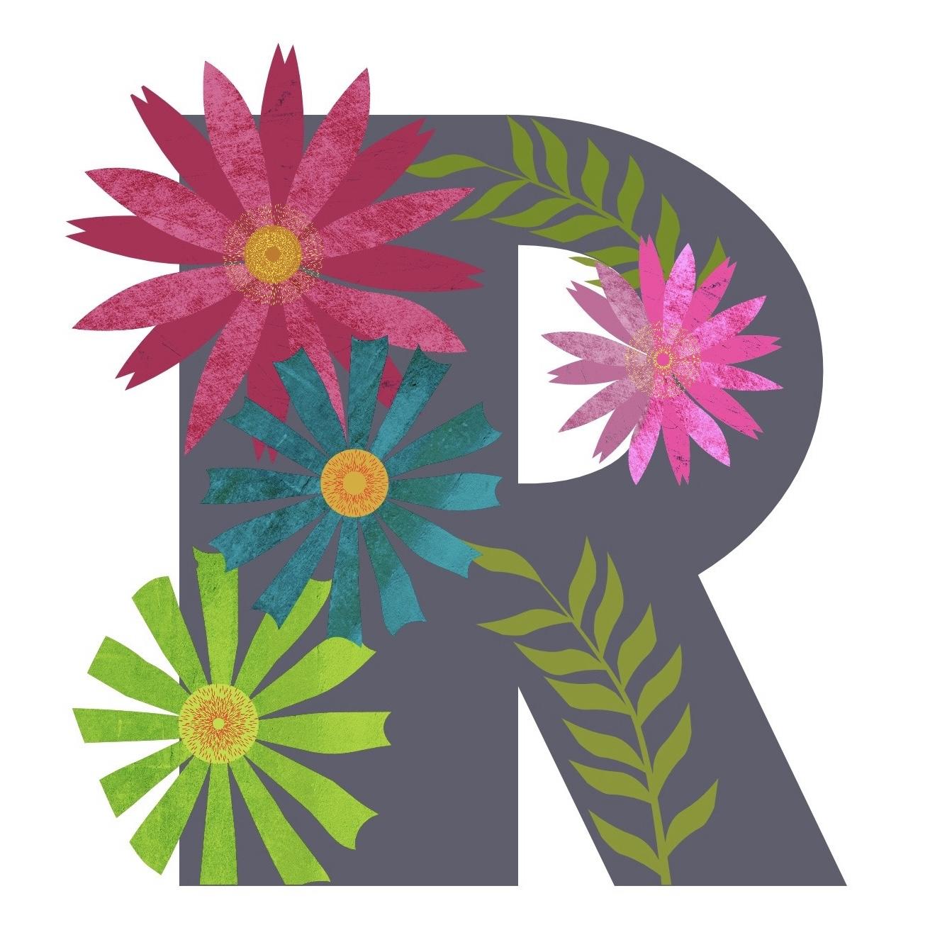 Textured Floral Typography - image 1 - student project
