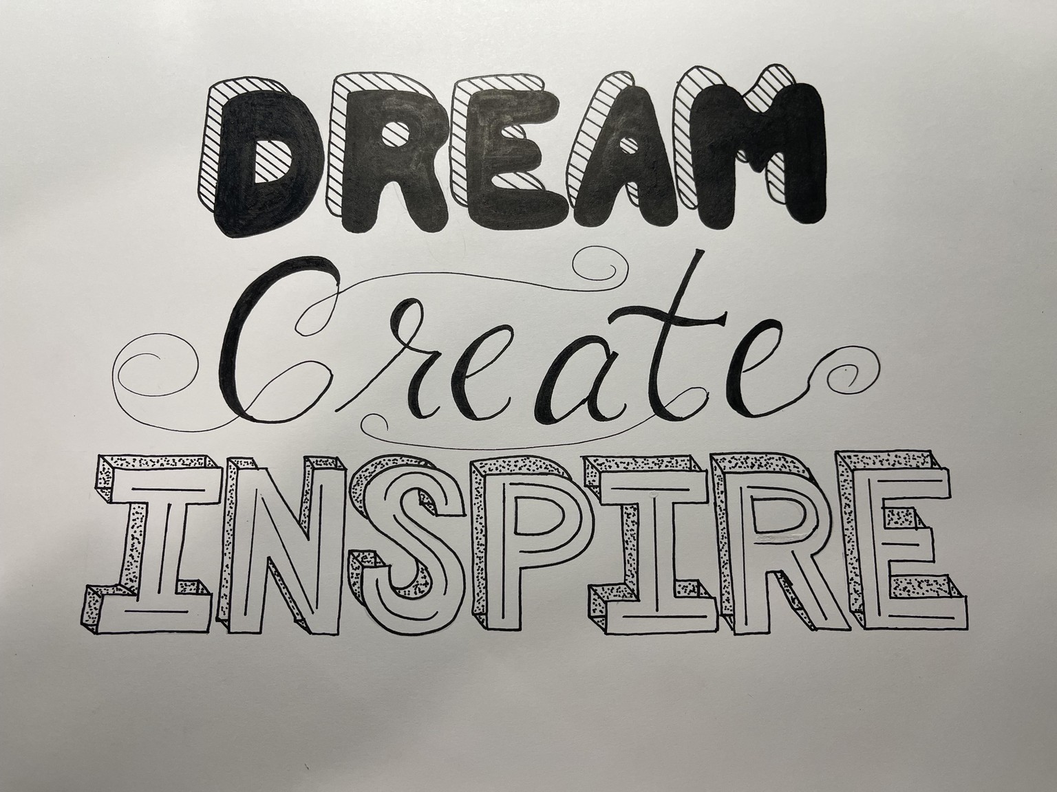 Hand Lettering - image 2 - student project