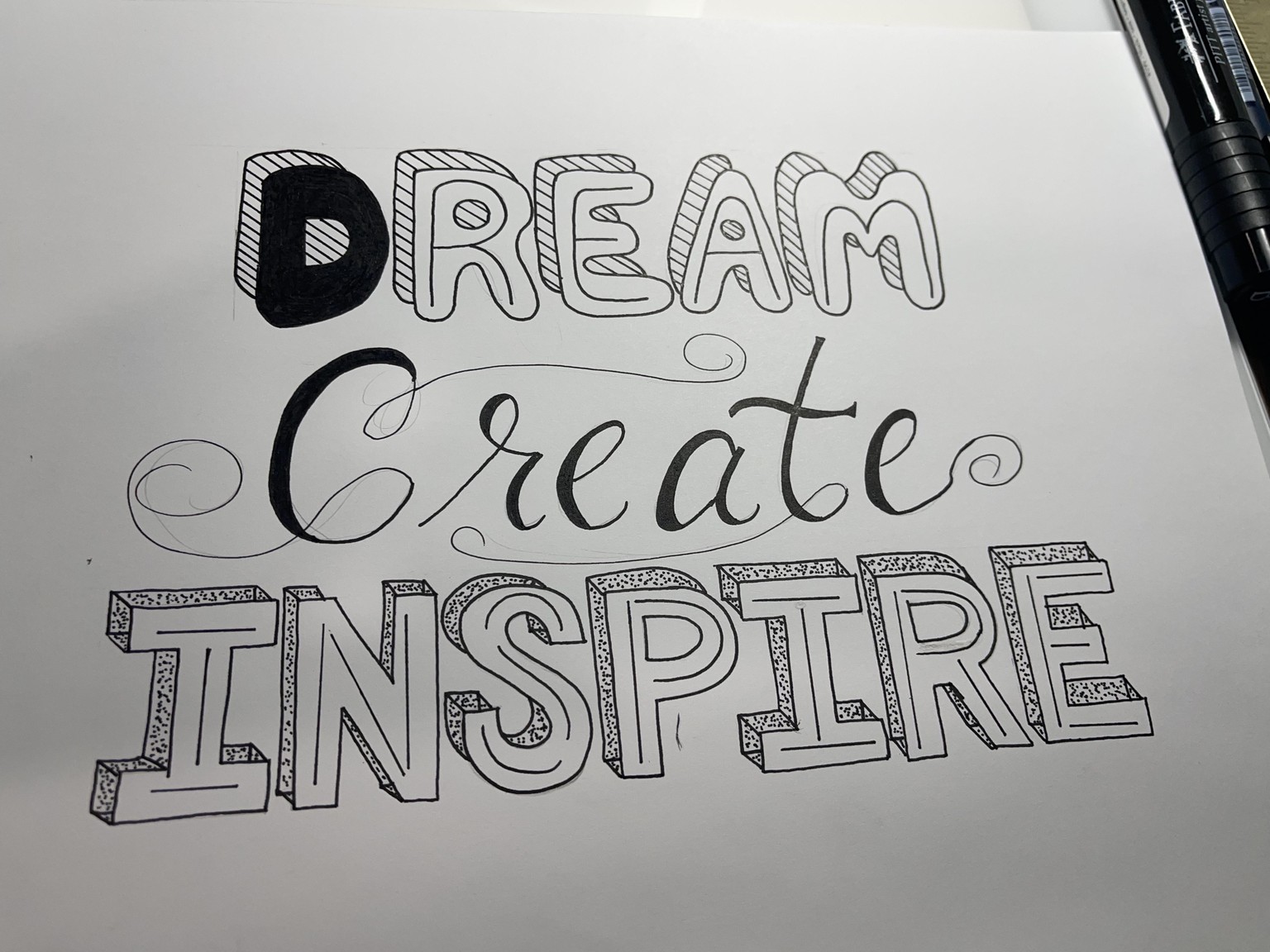 Hand Lettering - image 1 - student project